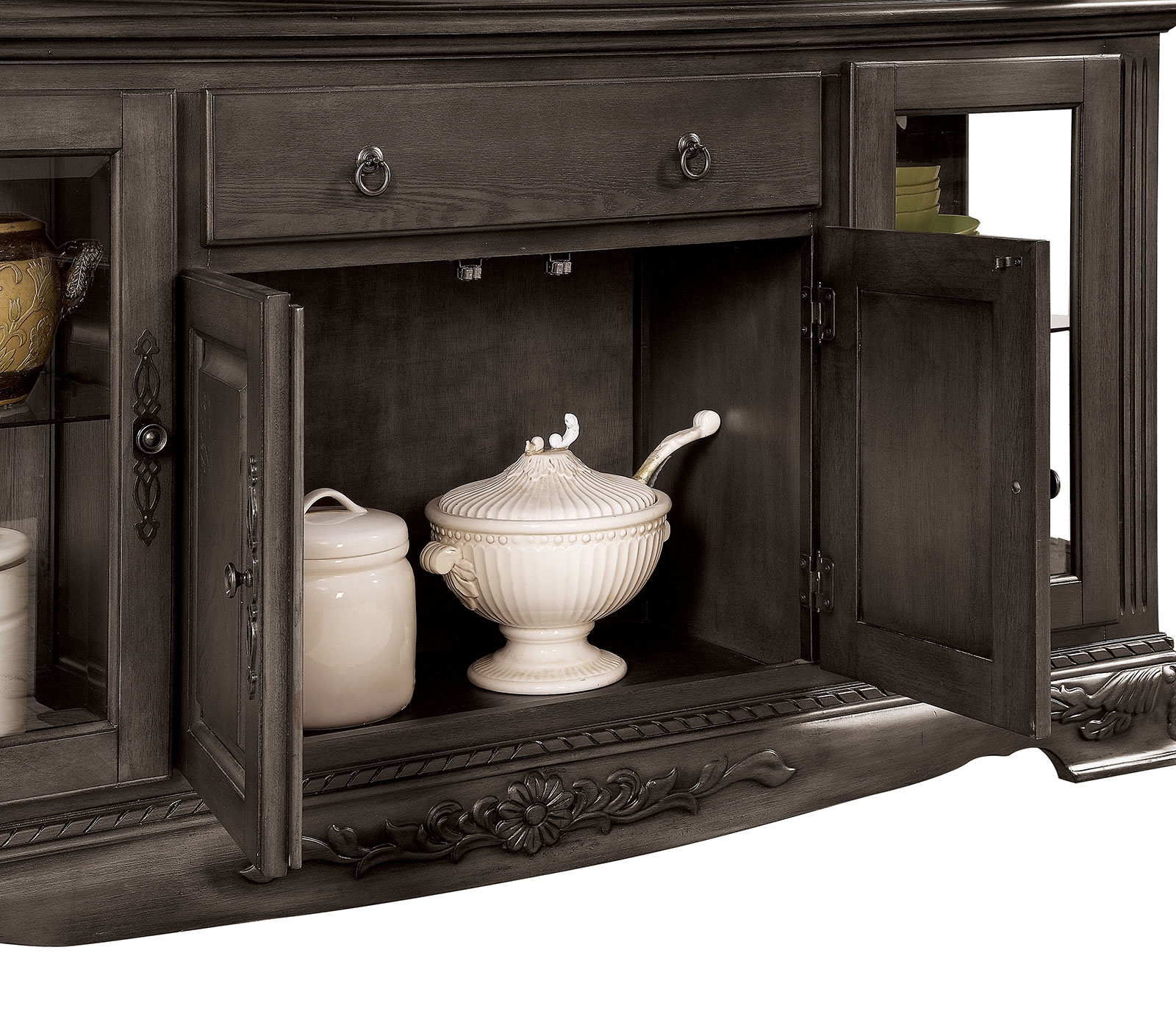 Petersburg Wood Extendable Dining Set