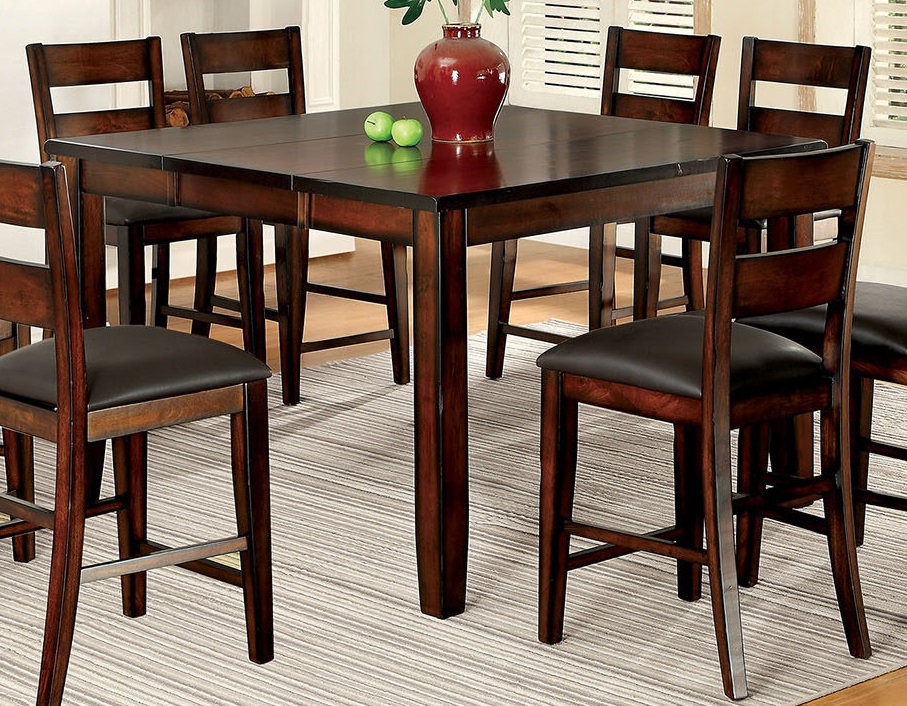 Dickinson Wood Extendable Counter Height Dining Set