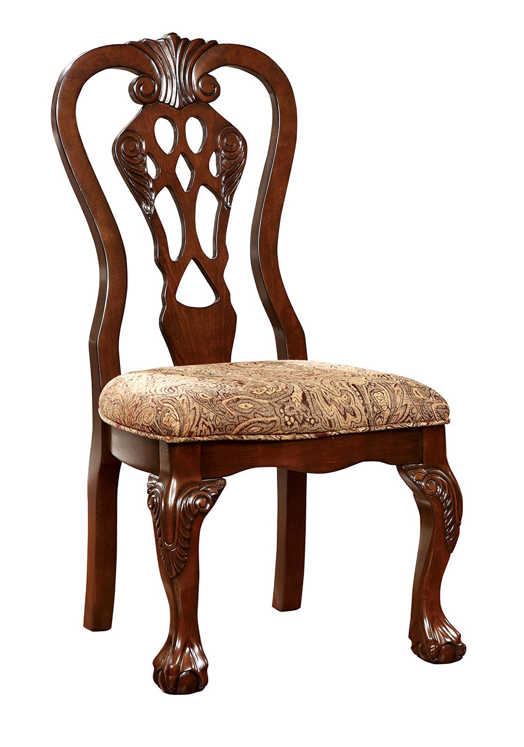 Elana Fabric/Wood Dining Side Chair, Set of 2