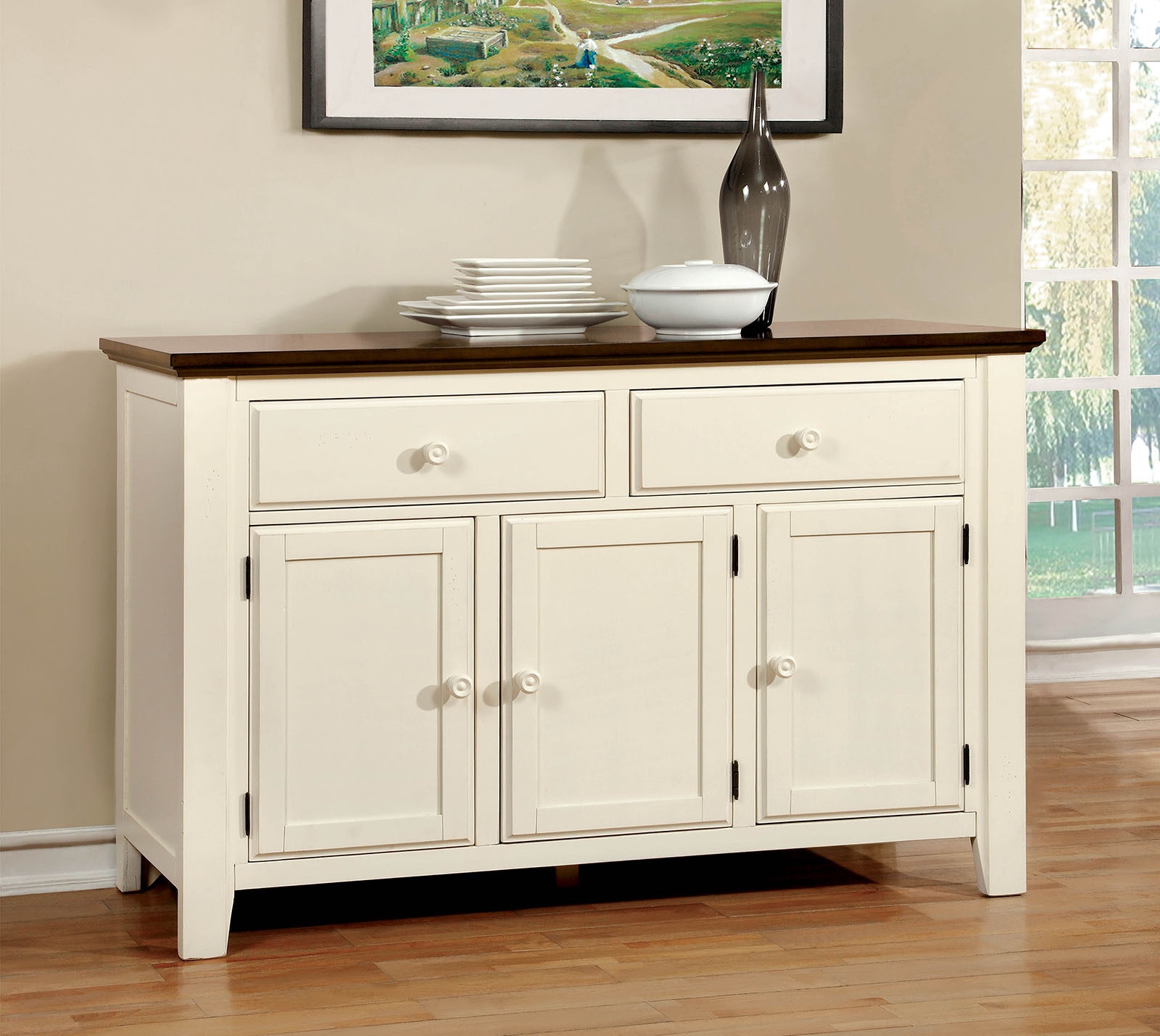 Harrisburg Wood Extendable Dining Set