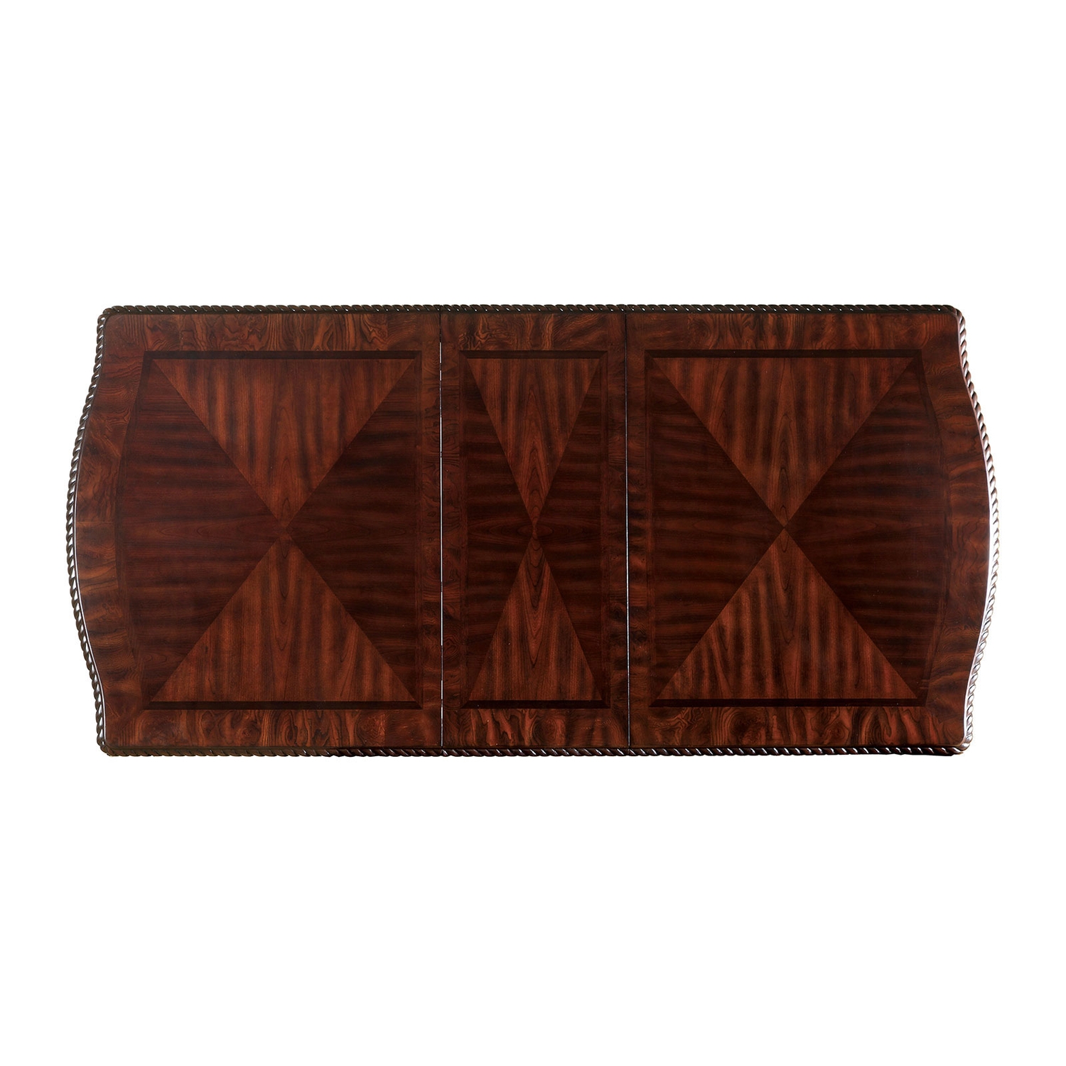 Bellagio Wood Rectangular Extendable Dining Table