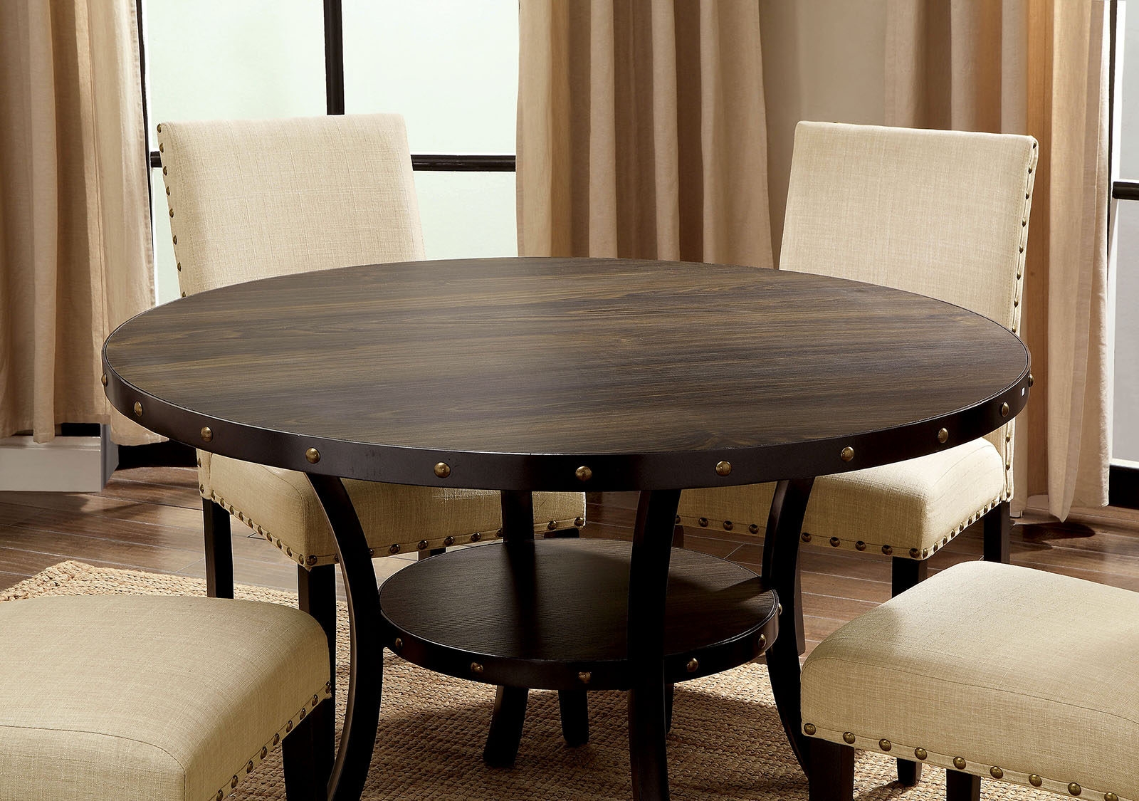 Kaitlin Wood Round Dining Set