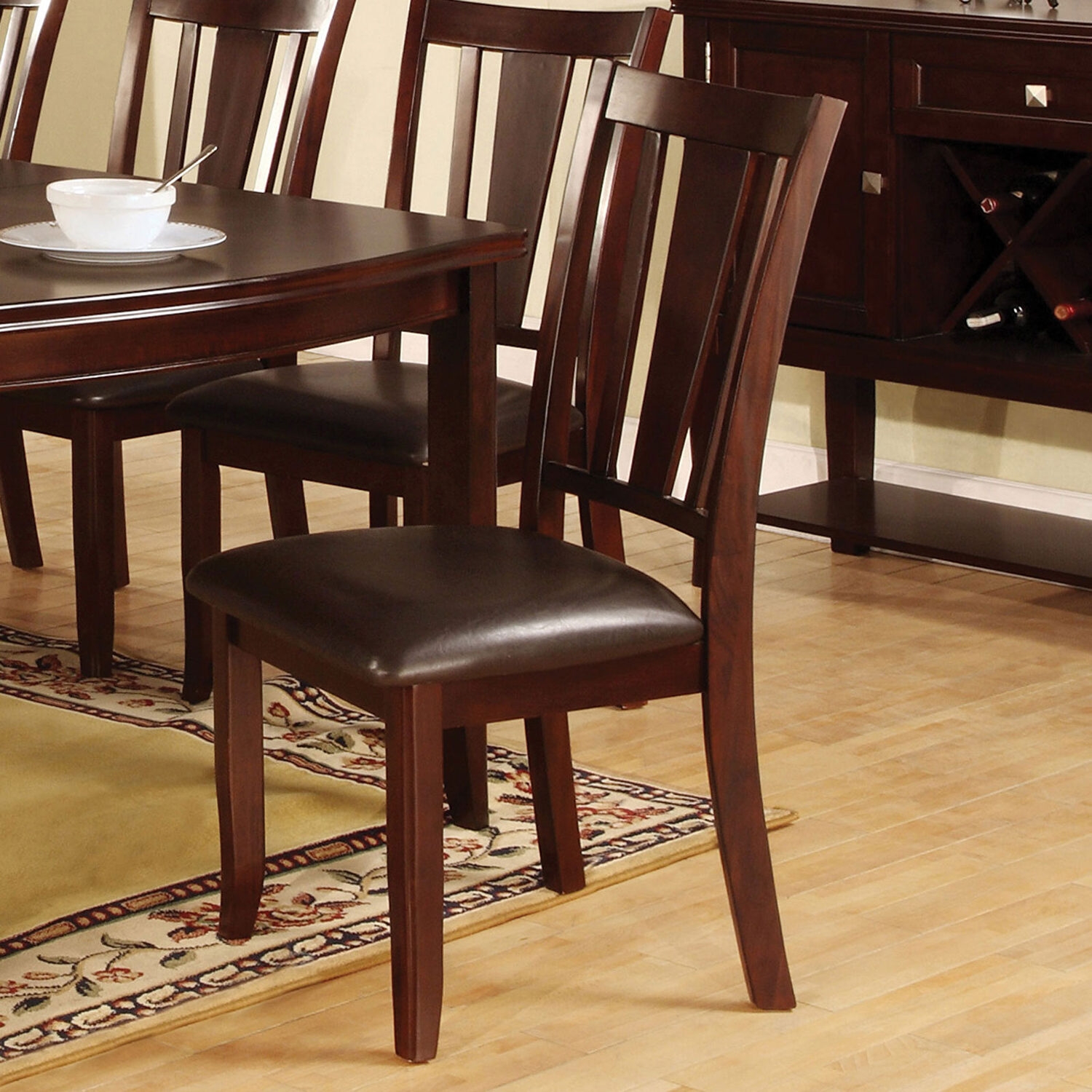 Edgewood Wood Extendable Dining Set