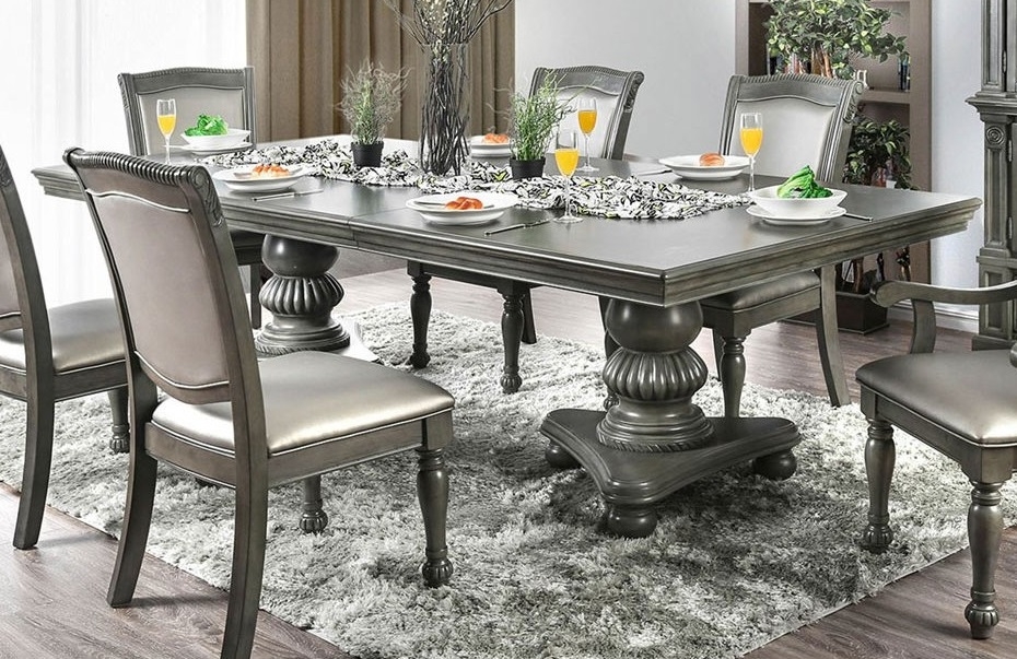 Alpena Wood Rectangular Extendable Dining Set
