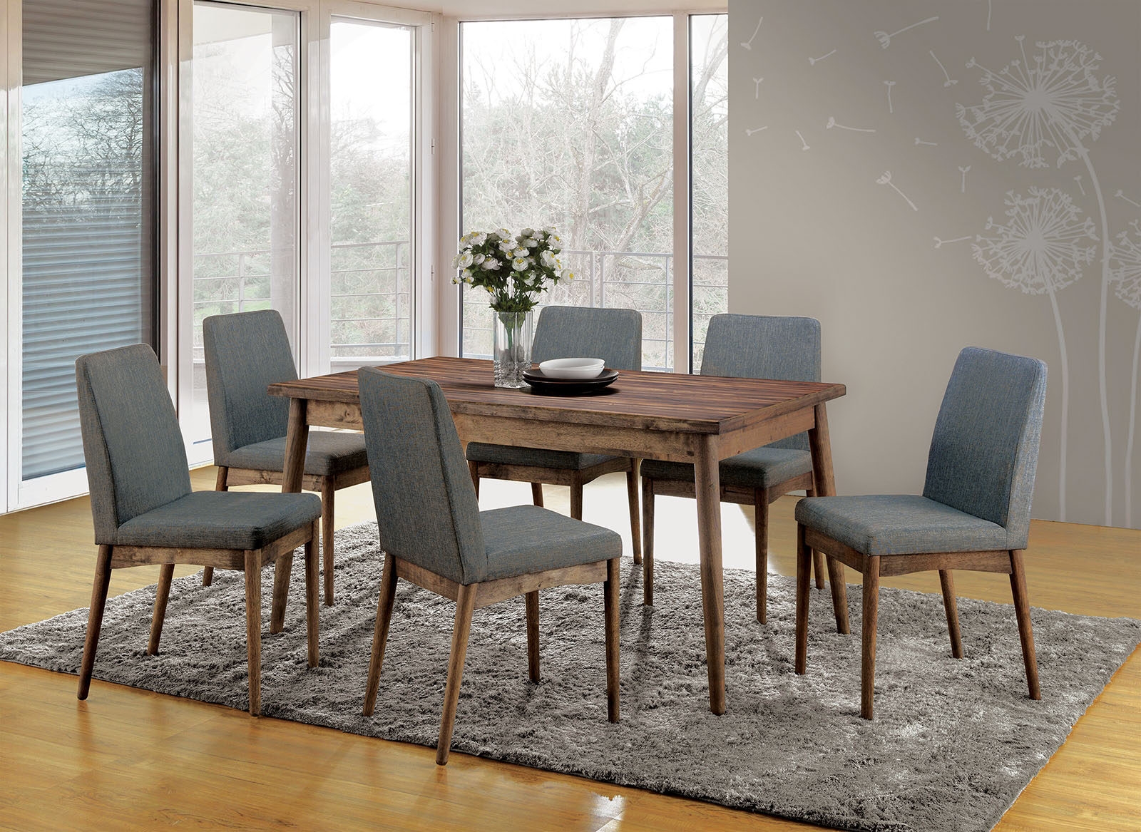 Eindride Wood Rectangular Dining Table