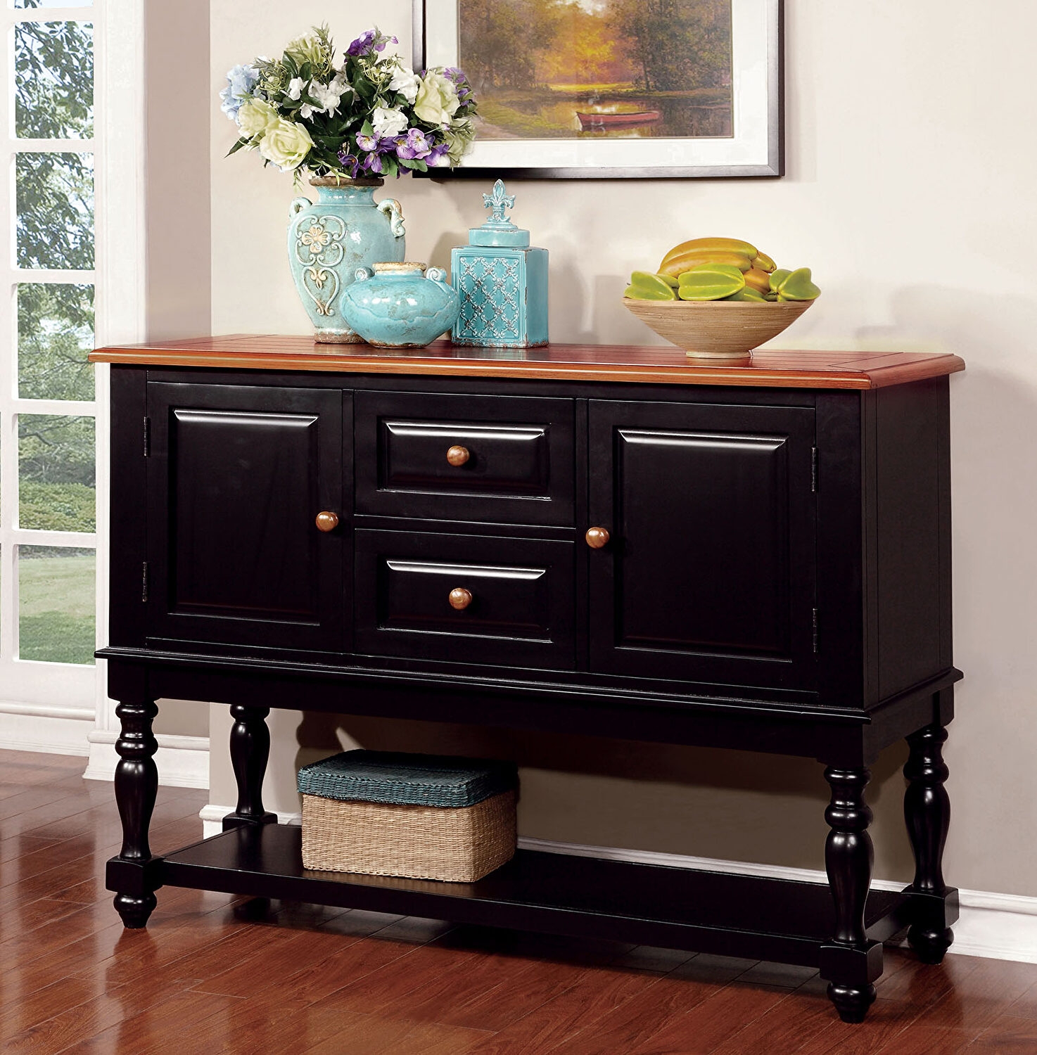 Mayville Wood Rectangular Extendable Dining Set