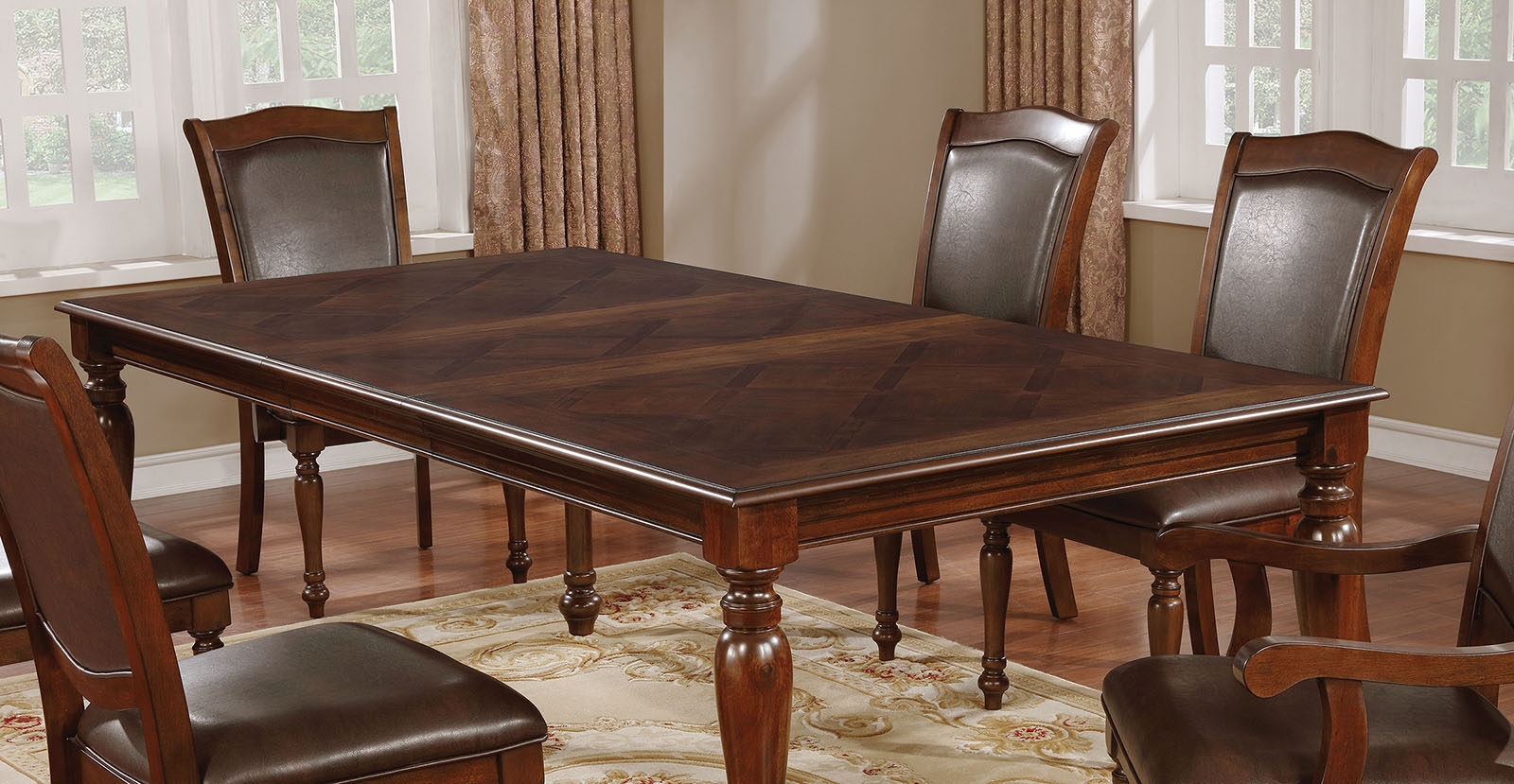 Sylvana Wood Extendable Dining Table