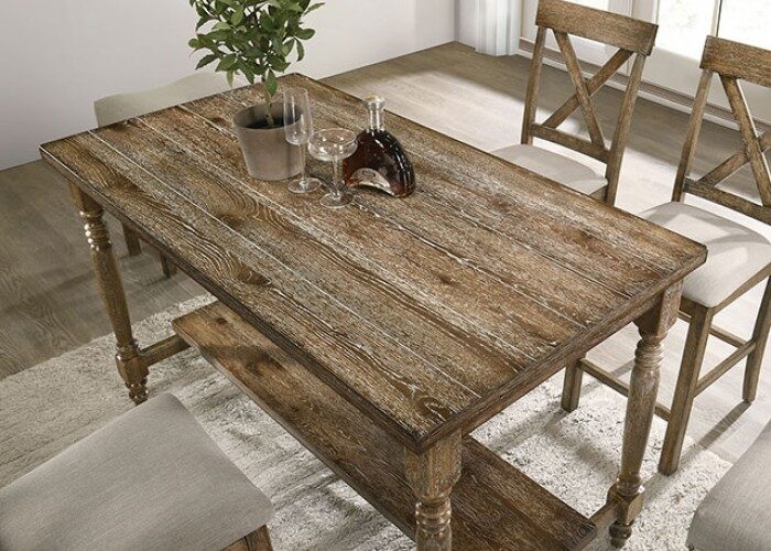 Plankinton Wood Counter Height Dining Set