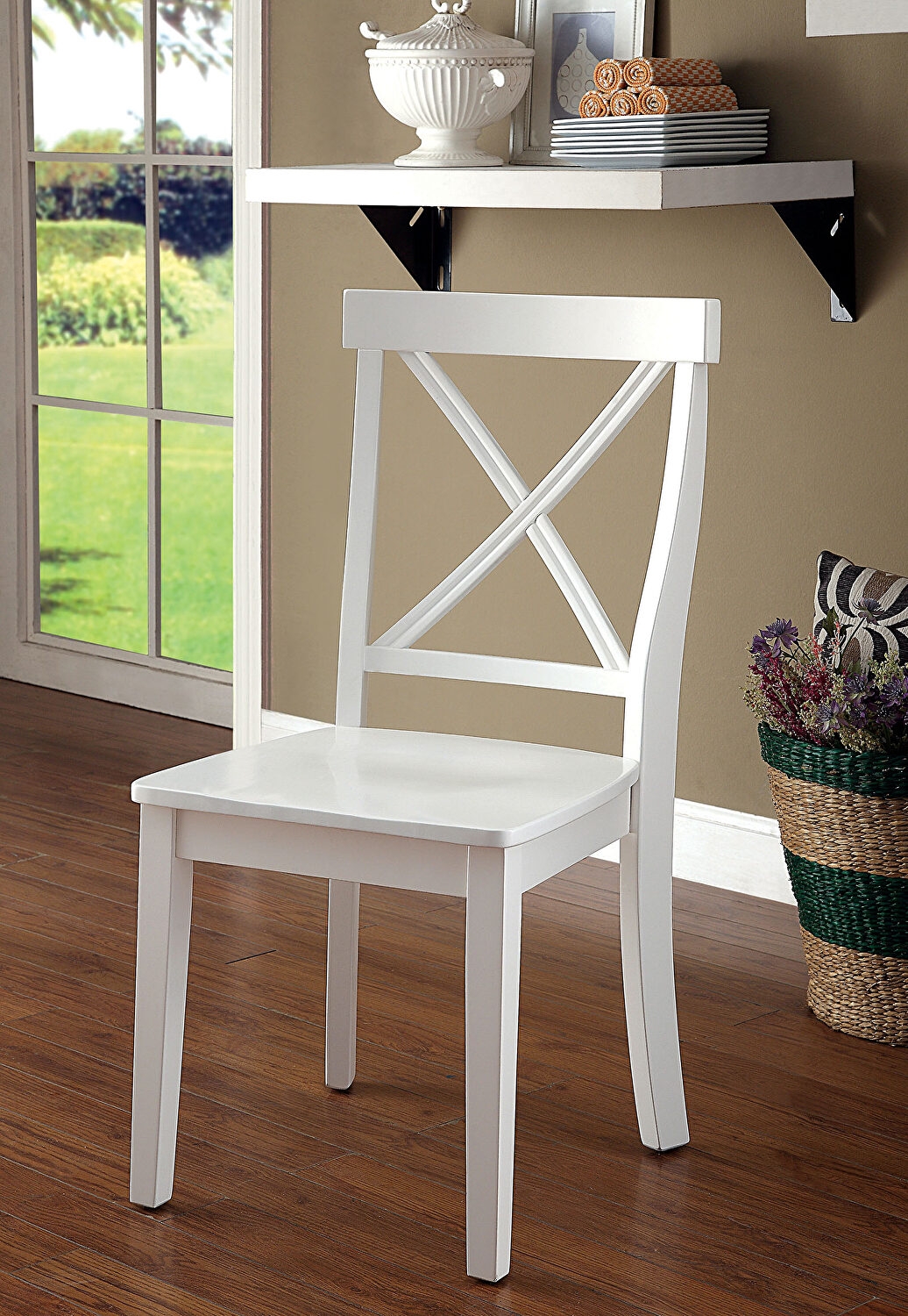 Penelope Wood Dining Side Chair, Set of 2
