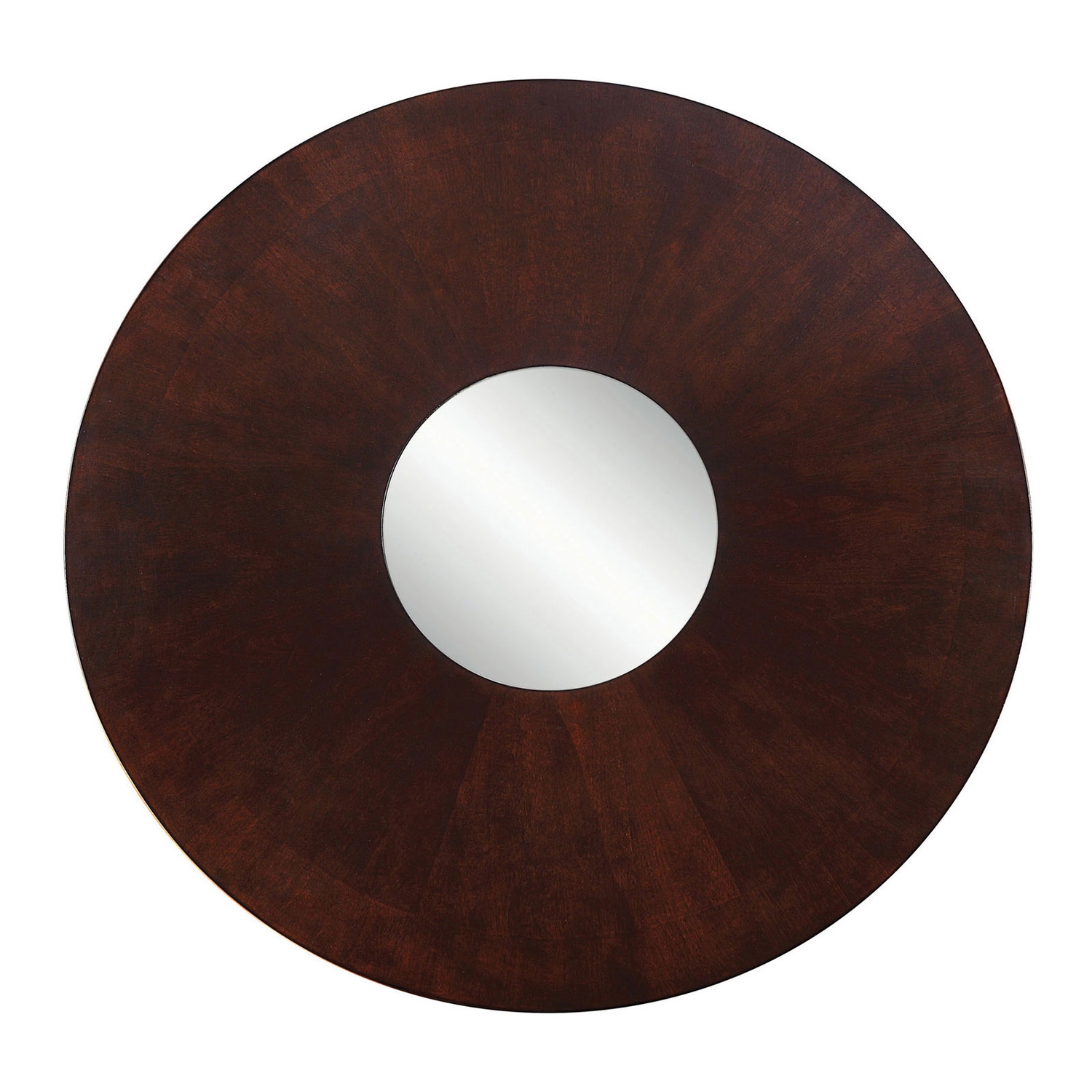 Cimma Mirror/Wood Round Dining Table