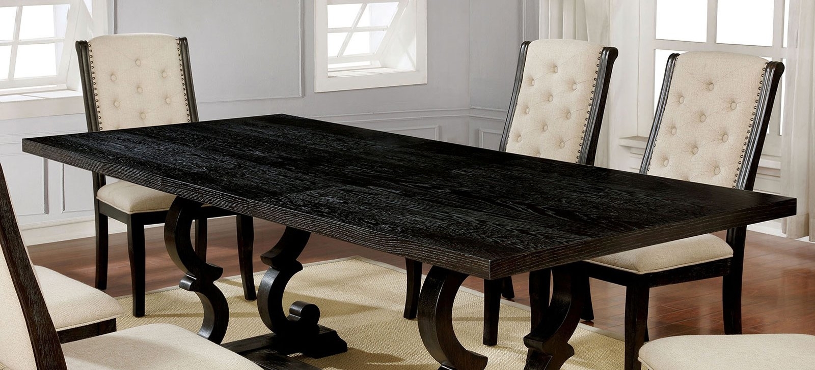 Patience Wood Rectangular Dining Table