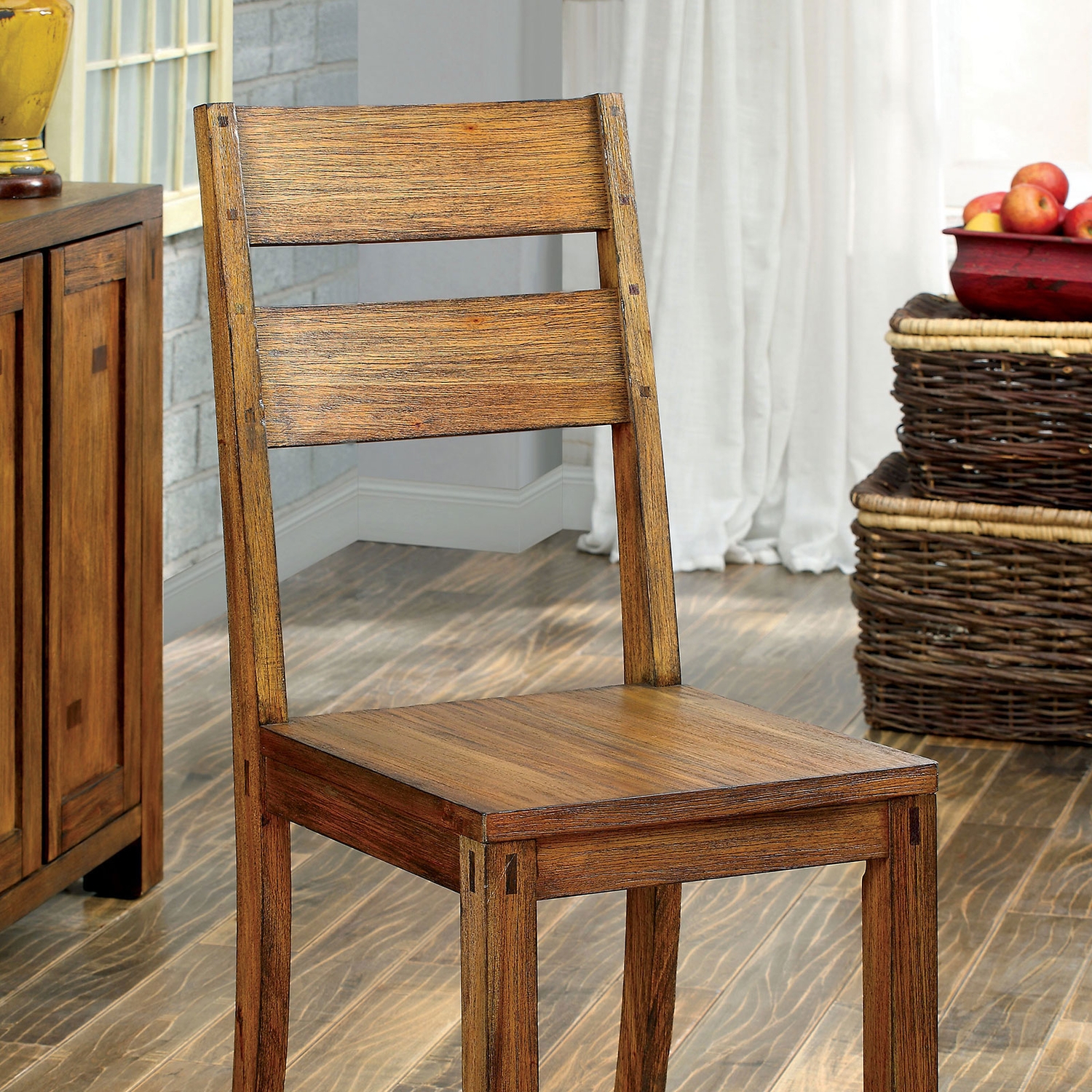 Frontier Wood Dining Side Chair, Set of 2