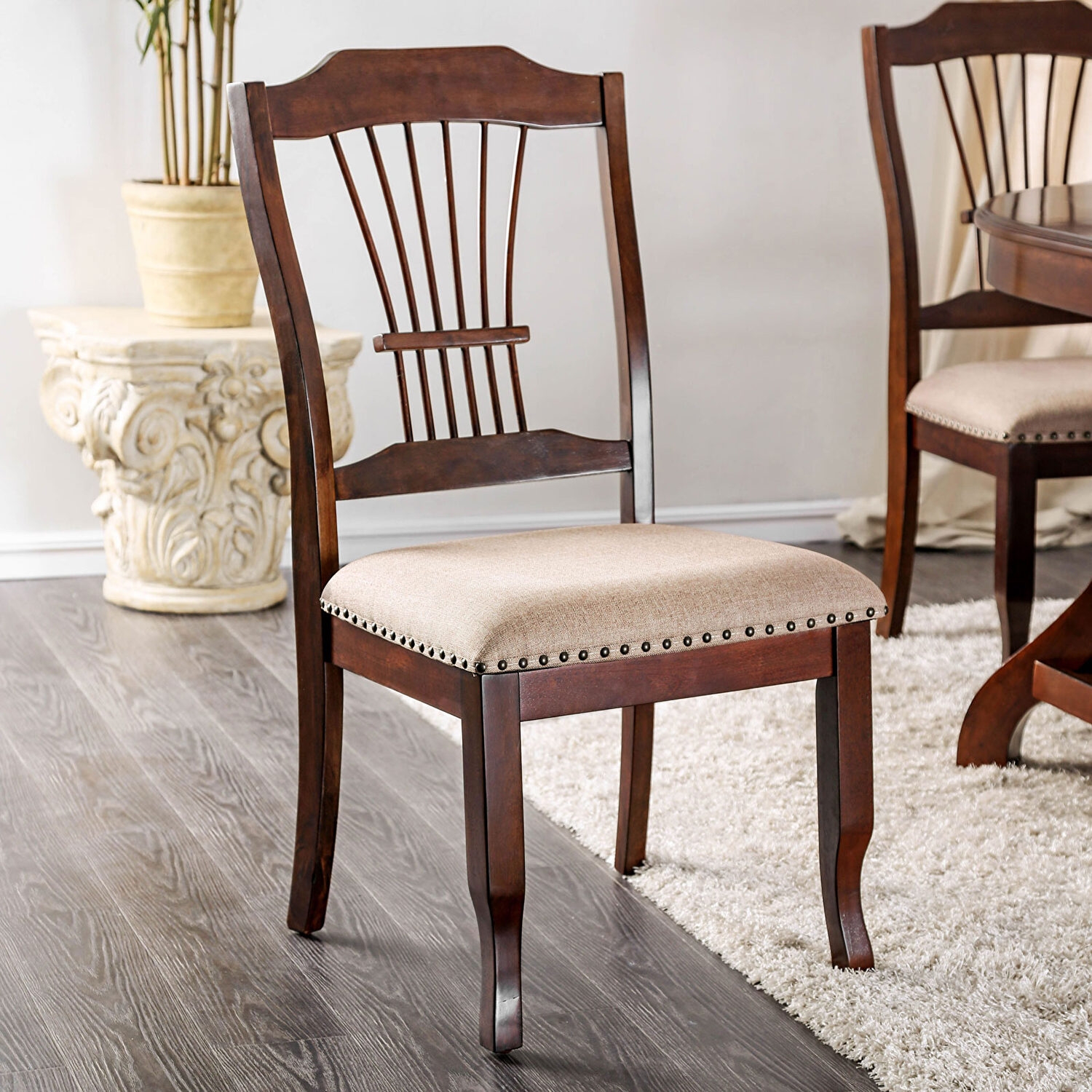 Jordyn Wood Storage Extendable Dining Set