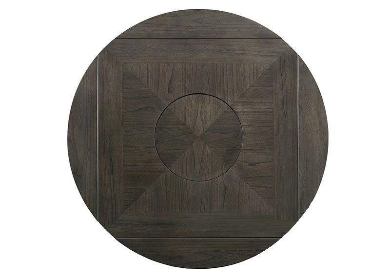 Stacie Wood Round Counter Height Dining Set w/Wine Rack