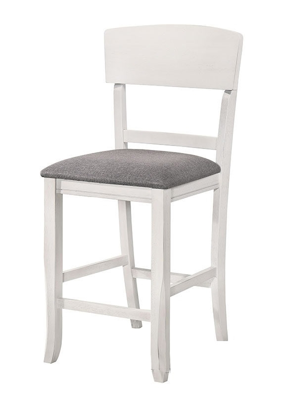 Stacie Wood Round Counter Height Dining Set w/Wine Rack