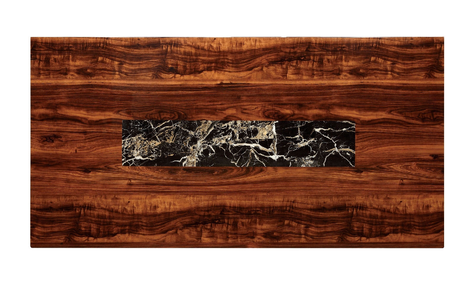 Bonneville Faux Marble/Wood Rectangular Dining Set