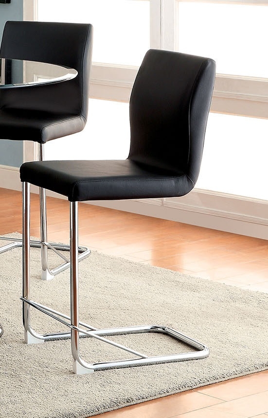 Lodia II Glass Counter Height Set