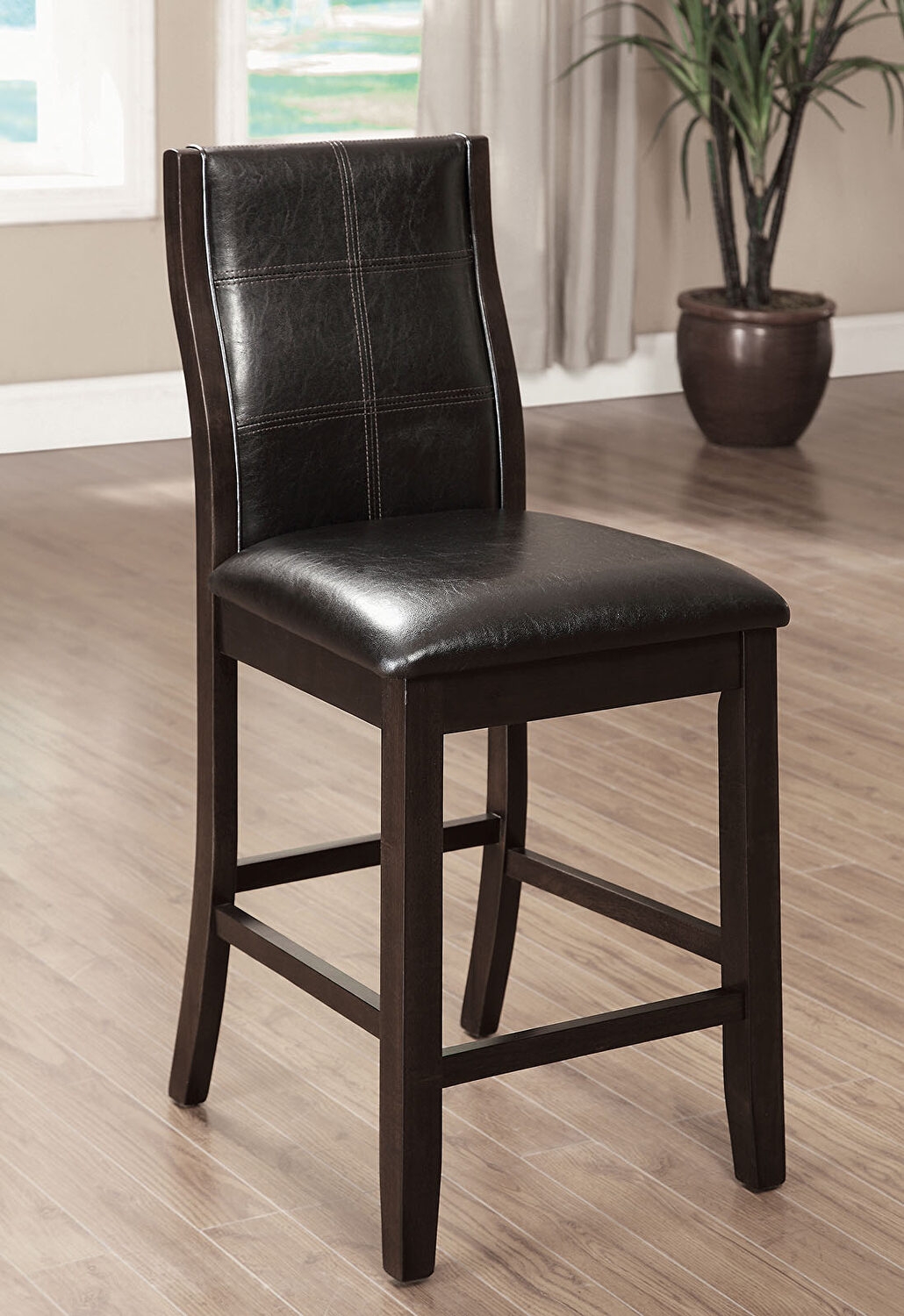 Clayton Faux Marble/Wood Square Counter Set
