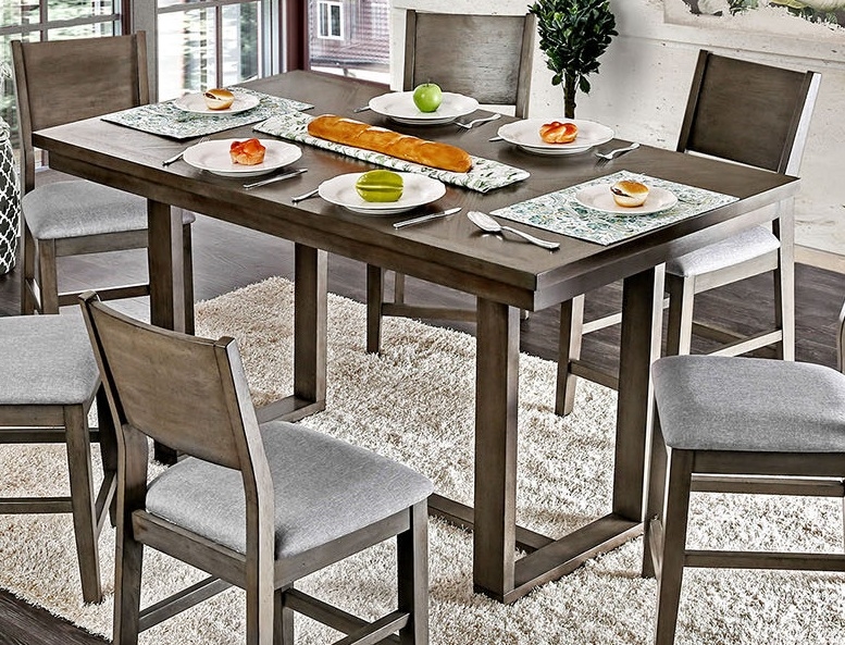 Anton Wood Counter Height Dining Set
