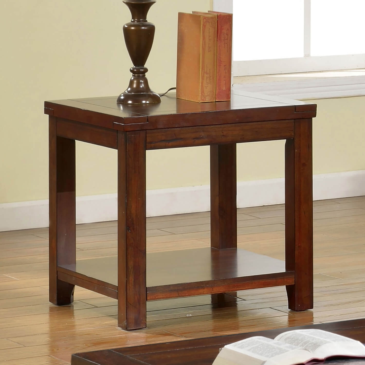 Estell Wood Storage Coffee Table Set