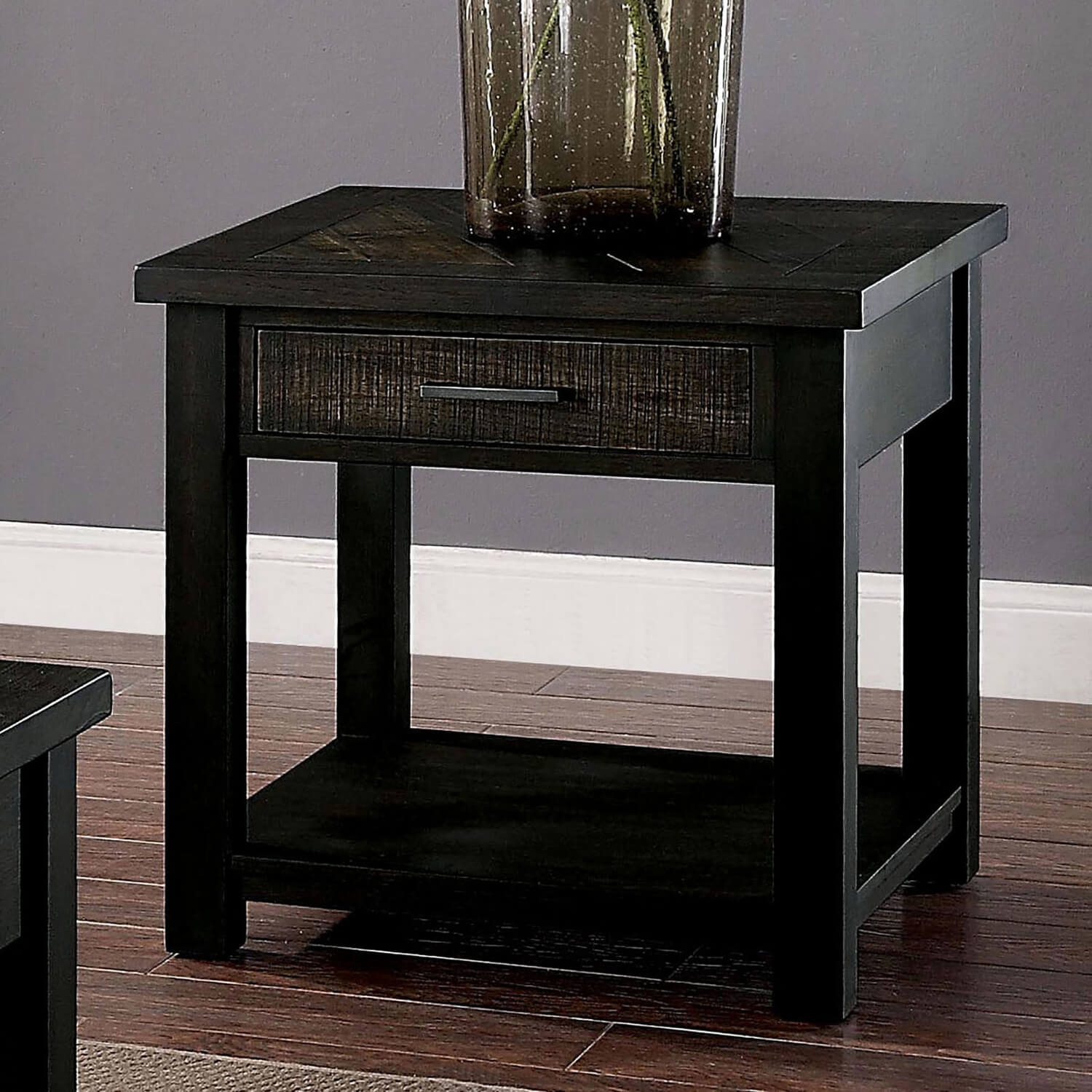 Rhymney Wood Storage Coffee Table Set