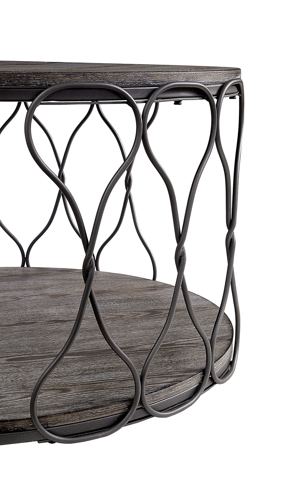 Hawdon Wood/Metal Storage Coffee Table