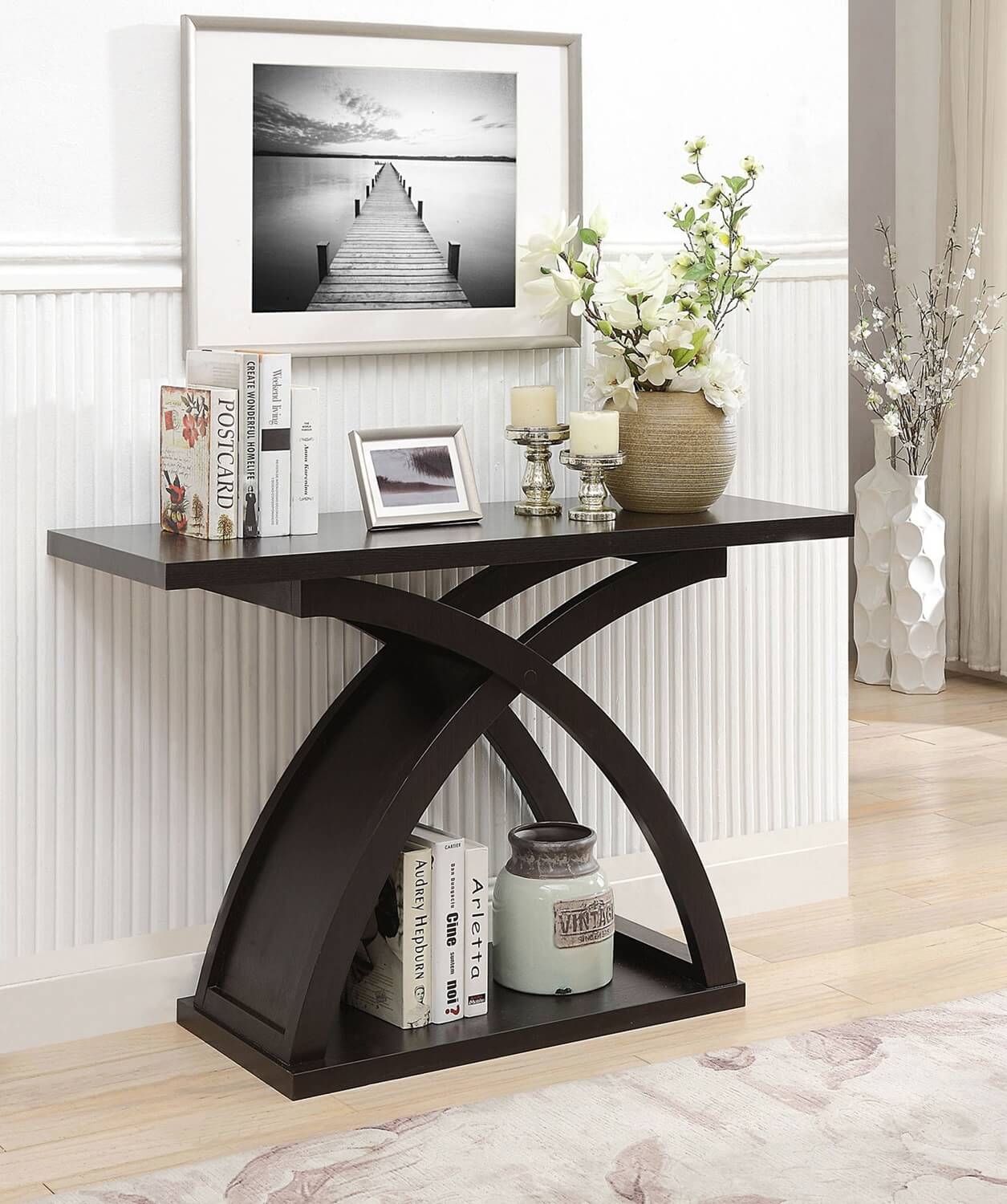 Arkley Wood Storage Sofa Table