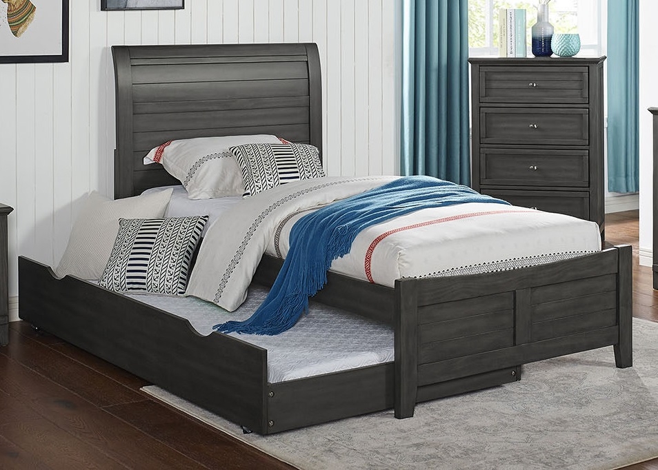 Brogan Wood Youth Panel Bed, Twin Size
