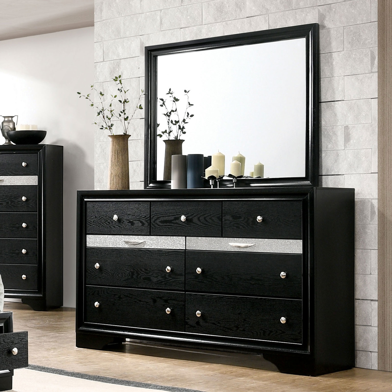 Chrissy Wood Storage Panel Bedroom Set