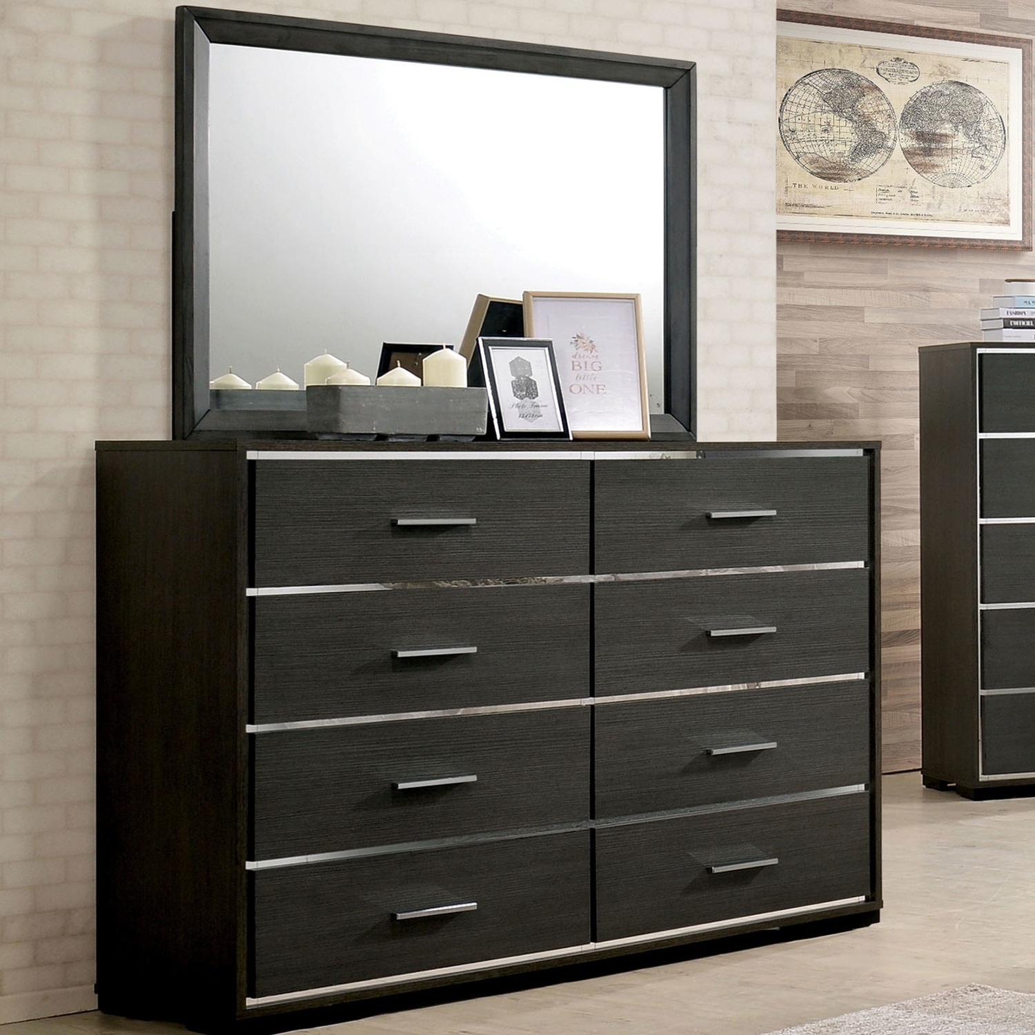 Camryn Wood Rectangular Mirror