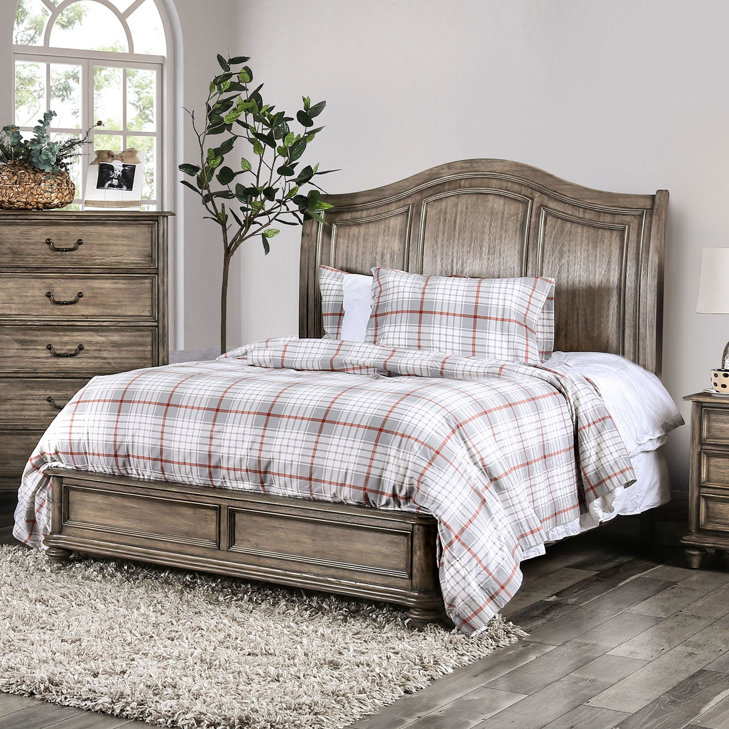 Belgrade Wood Panel Bedroom Set