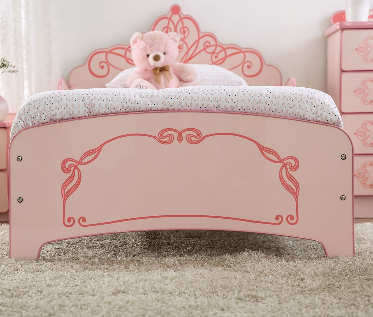 Julianna MDF, Particle Board Youth Panel Bed, Twin Size
