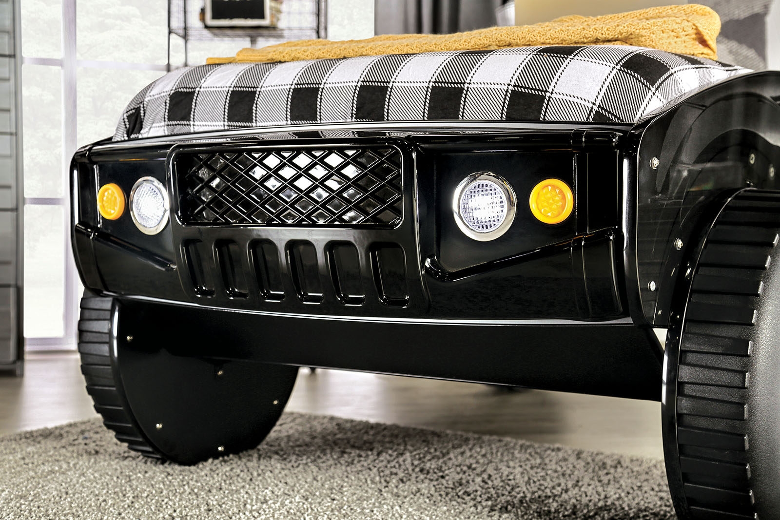 Speed Jump twin car bed by Furniture of America