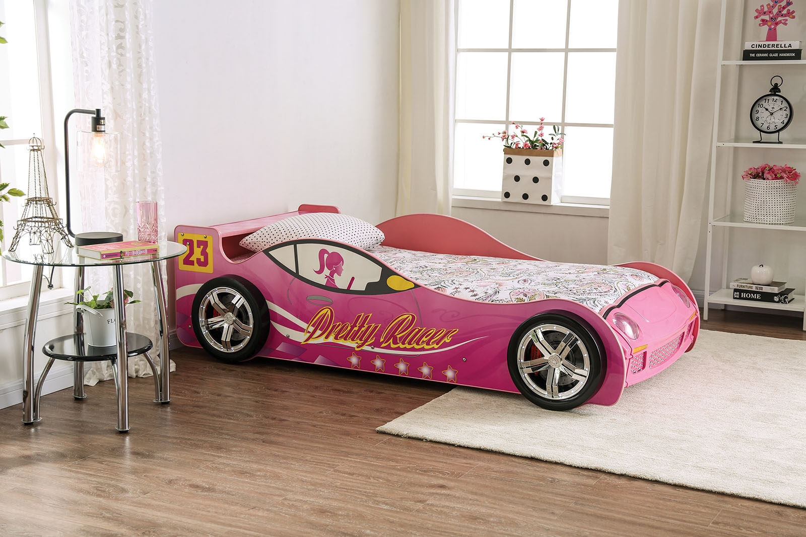 Velostra MDF/Particle Board Youth Car Bed, Twin Size