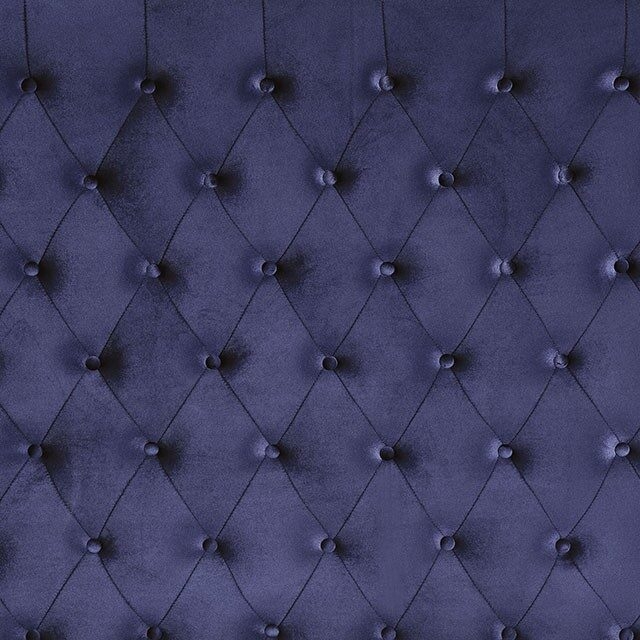 Davida Fabric Low Profile Tufted Platform Bed
