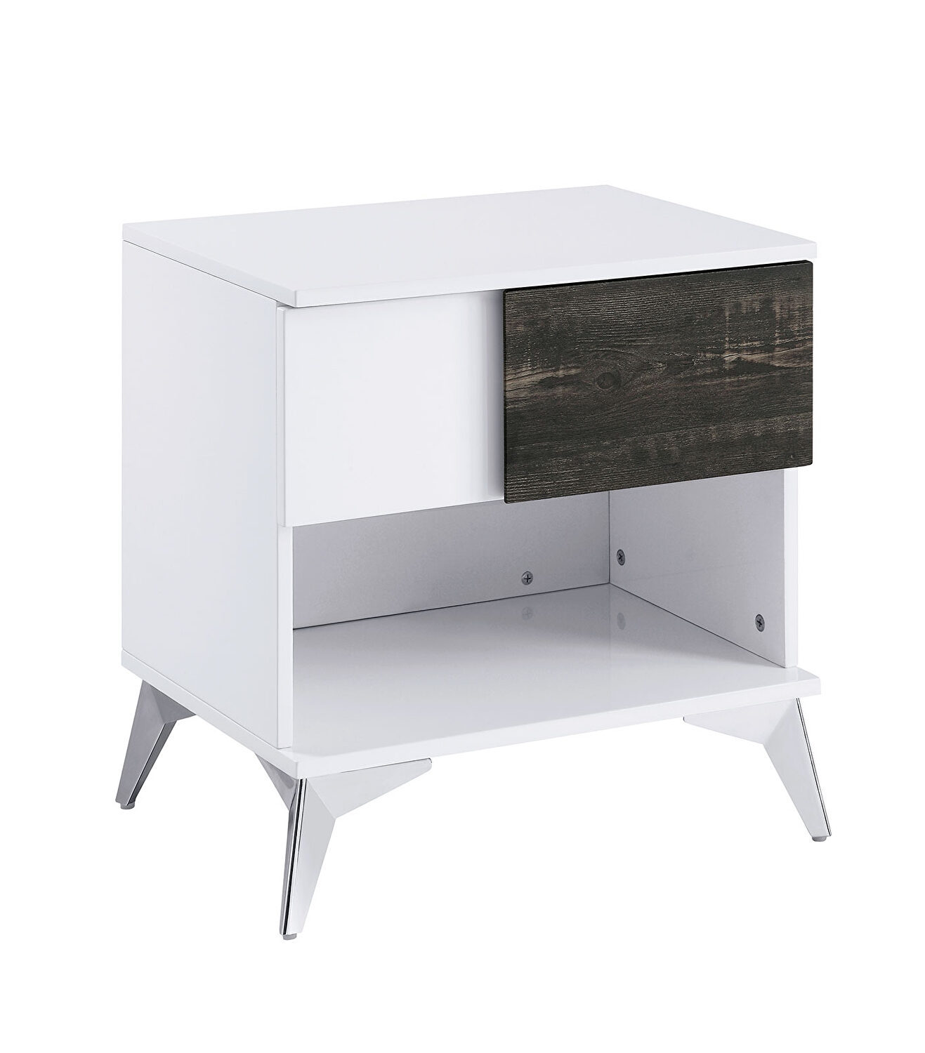 Corinne Wood Glossy Storage Coffee Table Set