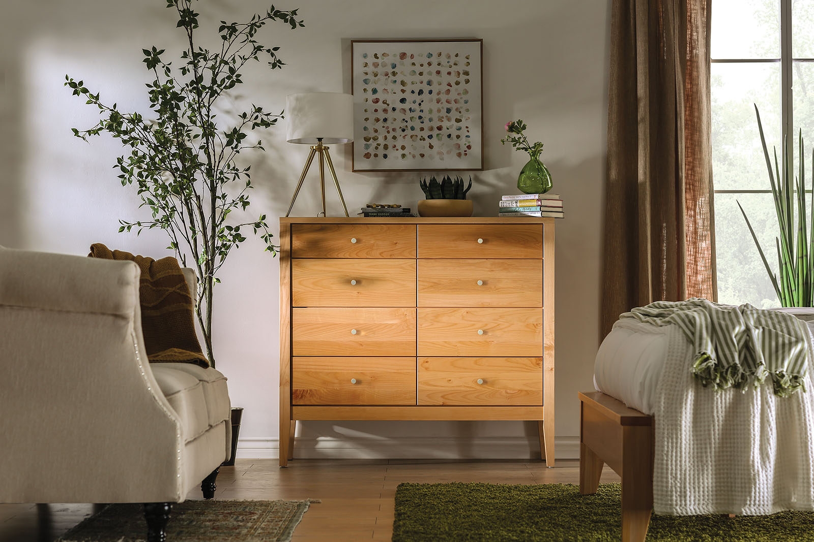 Willamette Wood Platform Bedroom Set