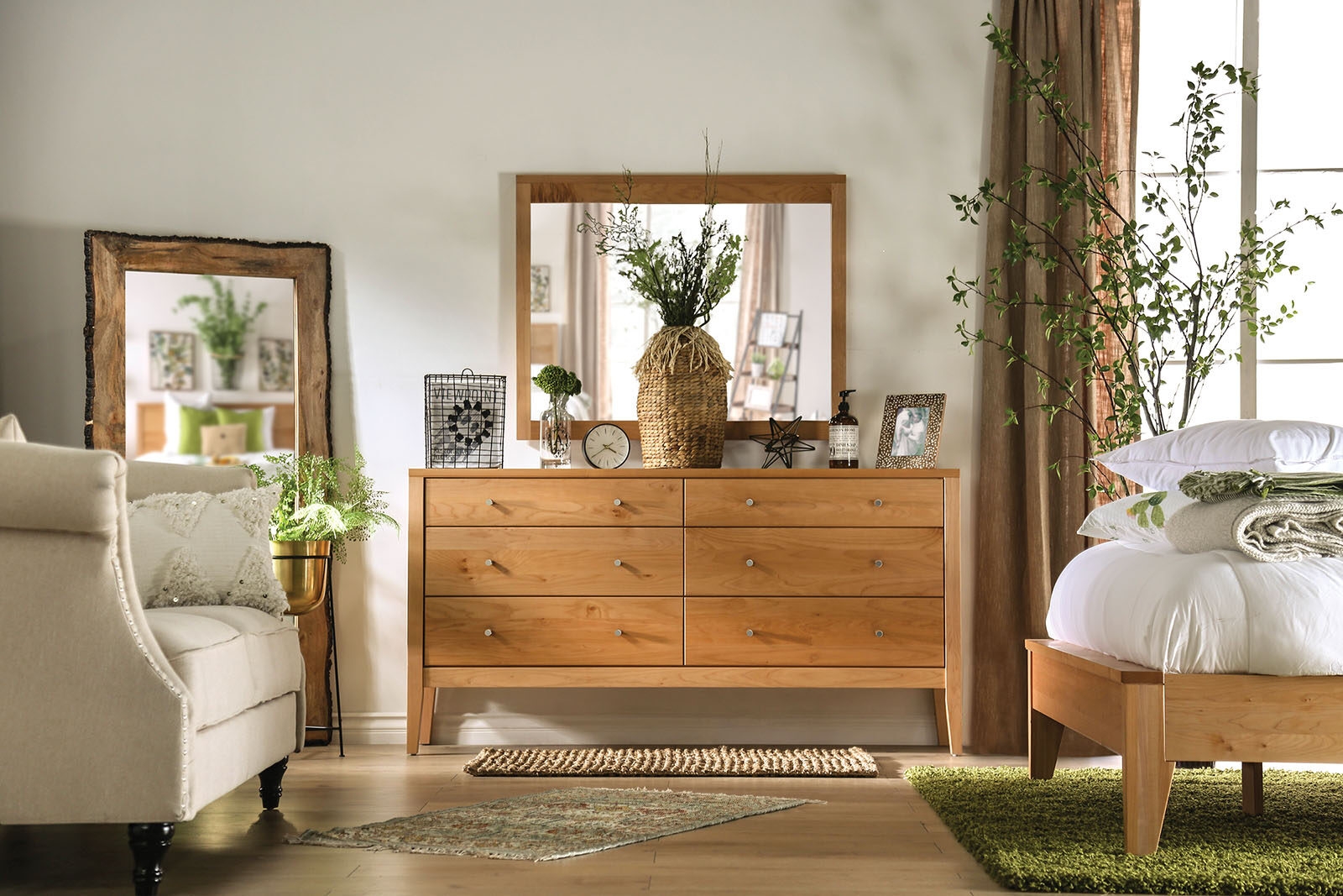 Willamette Wood Rectangular Mirror