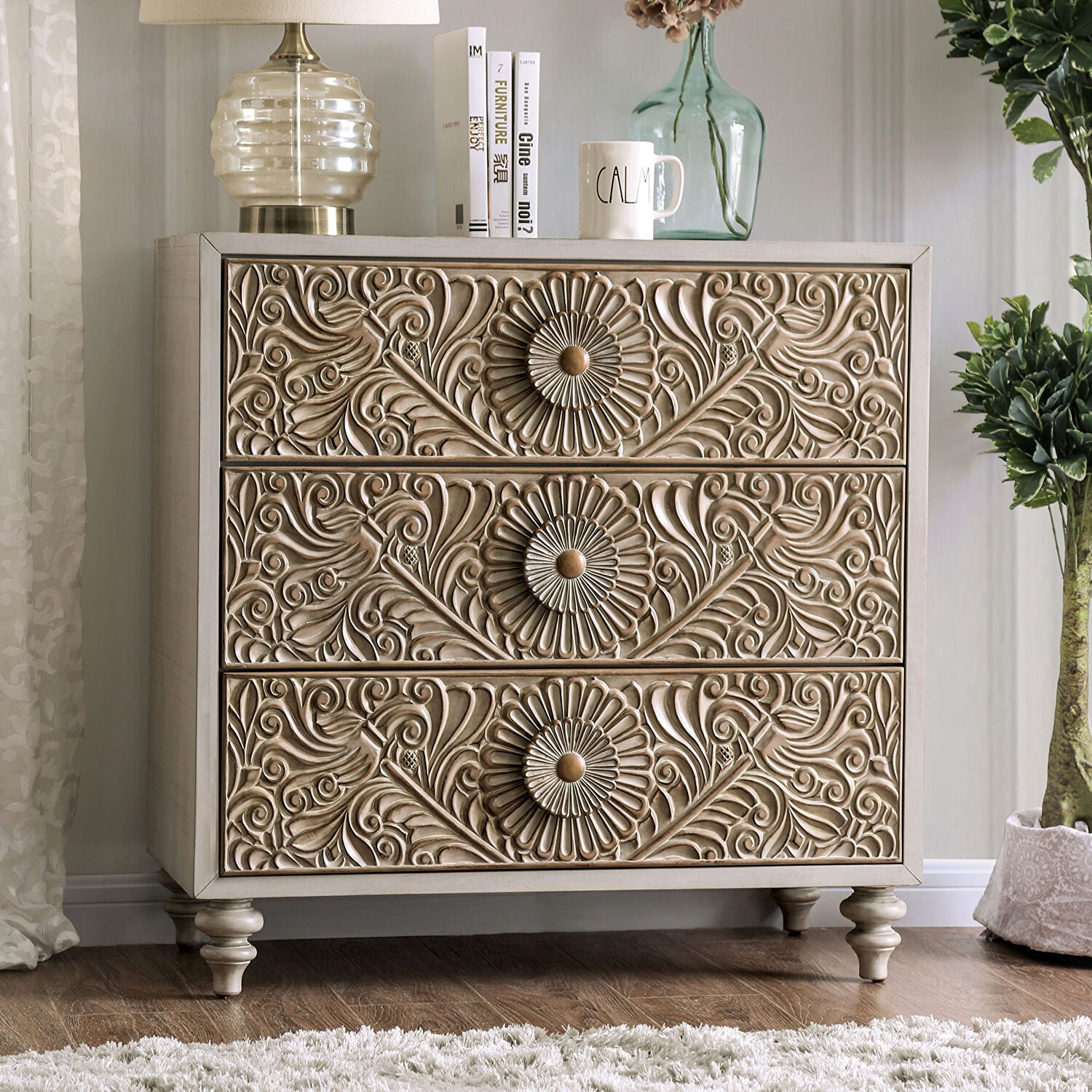 Jakarta Fabric/Wood Platform Bedroom Set