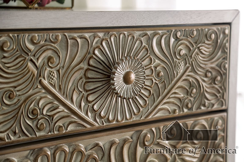 Jakarta Wood Chest w/5 Drawers