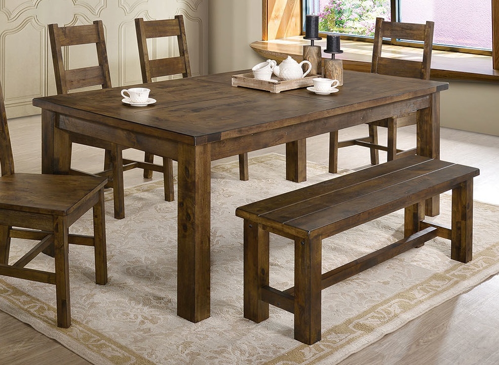Kristen Wood Rectangular Dining Table