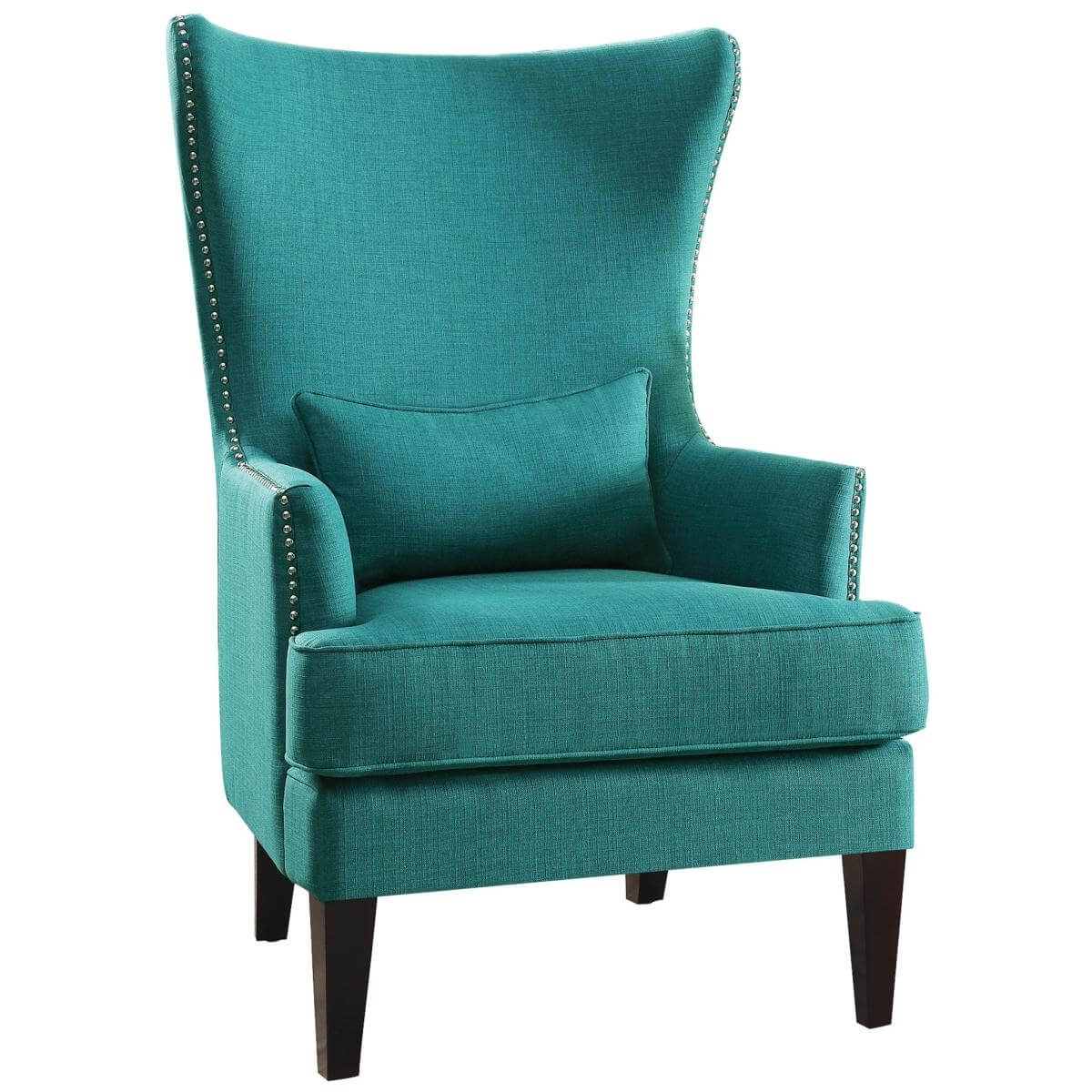 Avina Fabric Accent Chair w/ Kidney Pillow by Homelegance