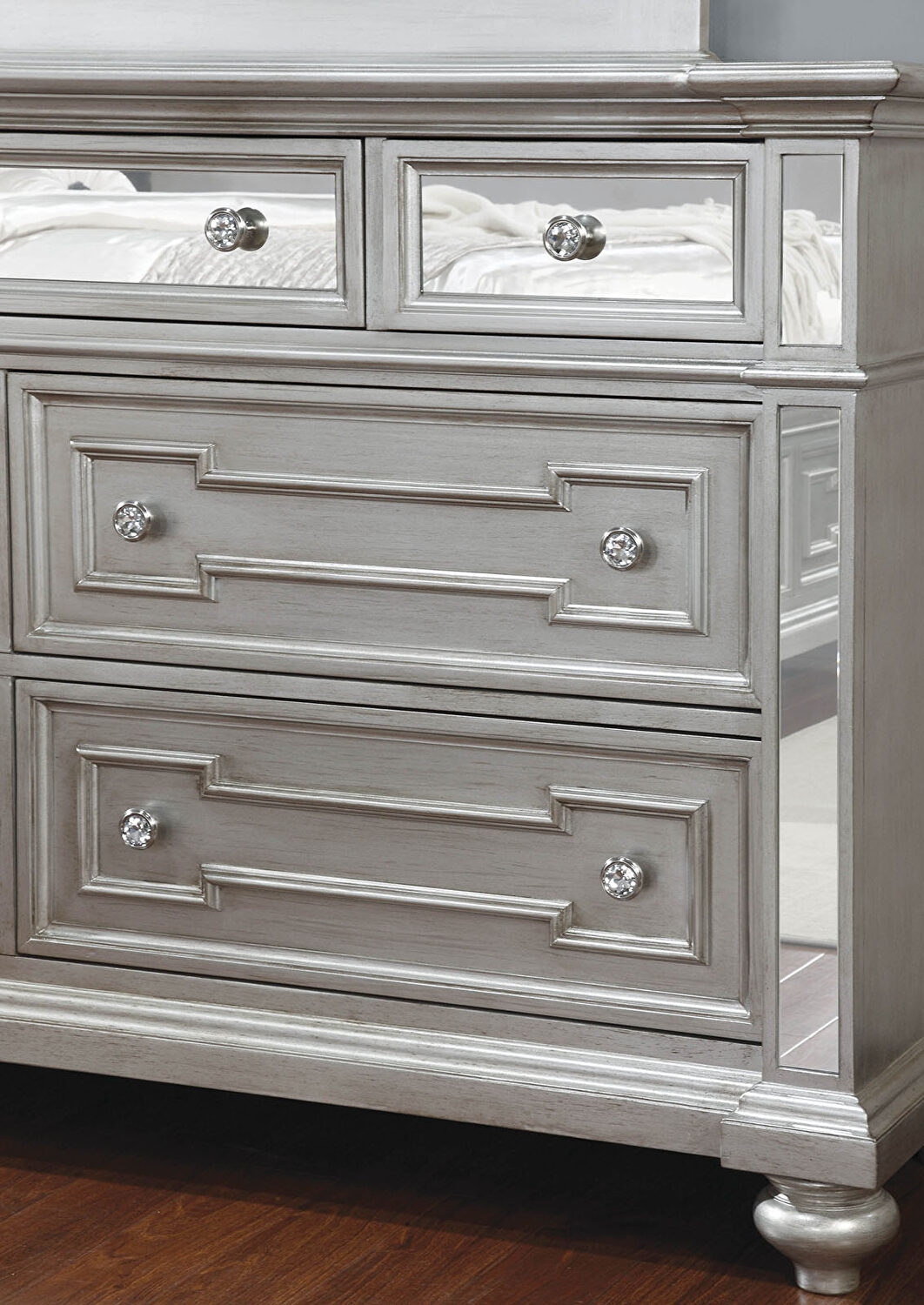 Salamanca Mirror/Wood Dresser w/7 Drawers