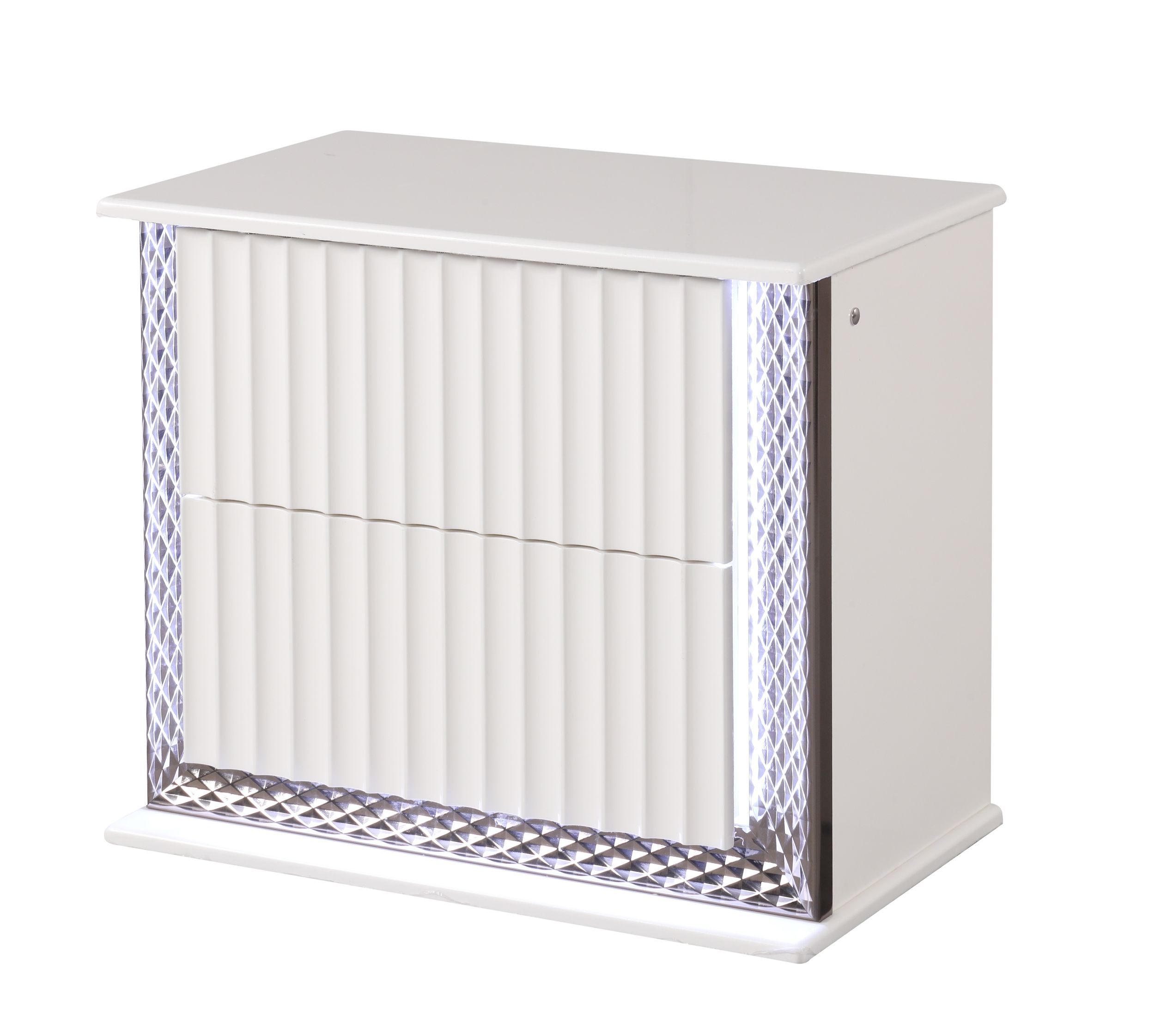 KIGFTSOD Contemporary Style 2-Drawer Nightstand Made 
