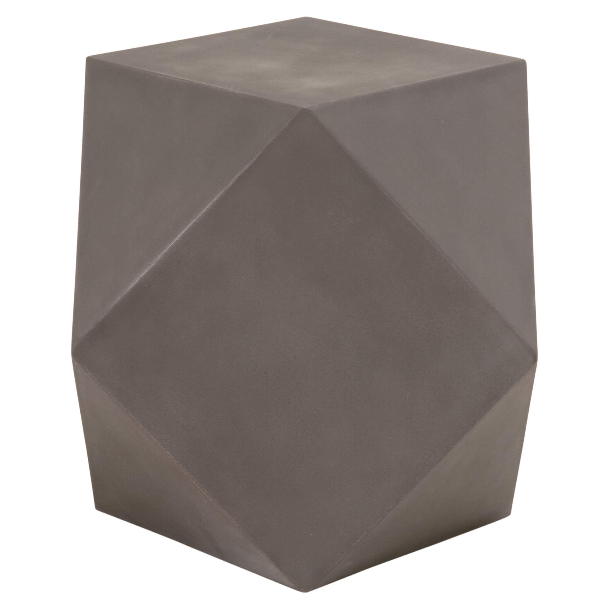 Facet Concrete Accent Table
