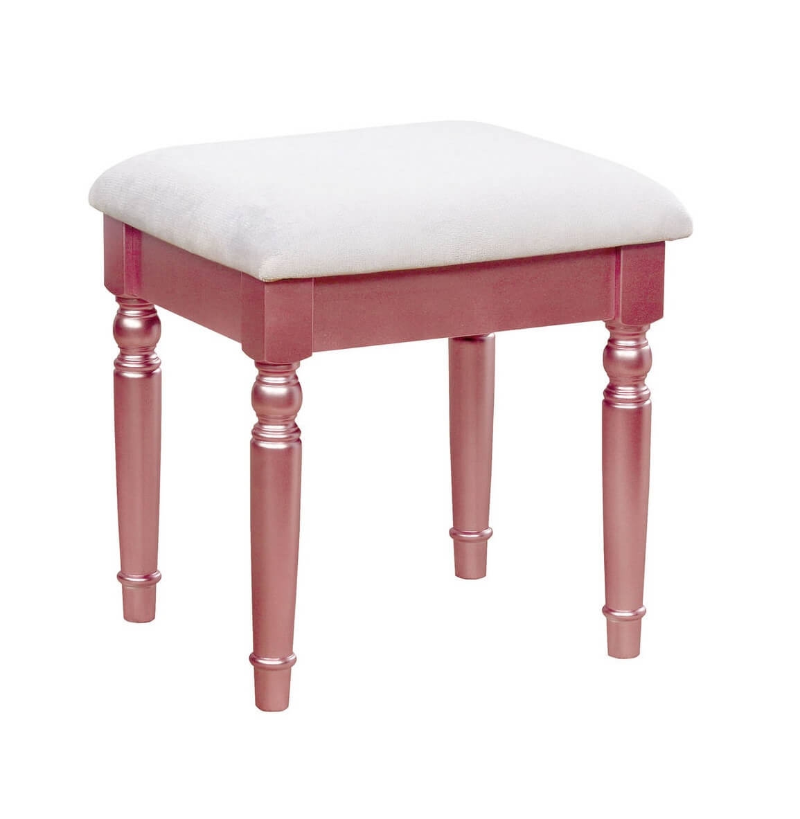 Tracy Wood/Mirror Storage Vanity Dresser w/9 Drawers & Stool