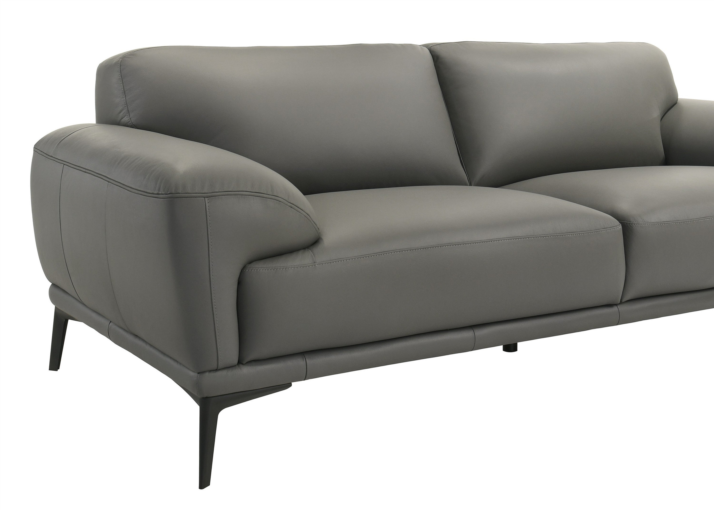 Fae Leather Loveseat