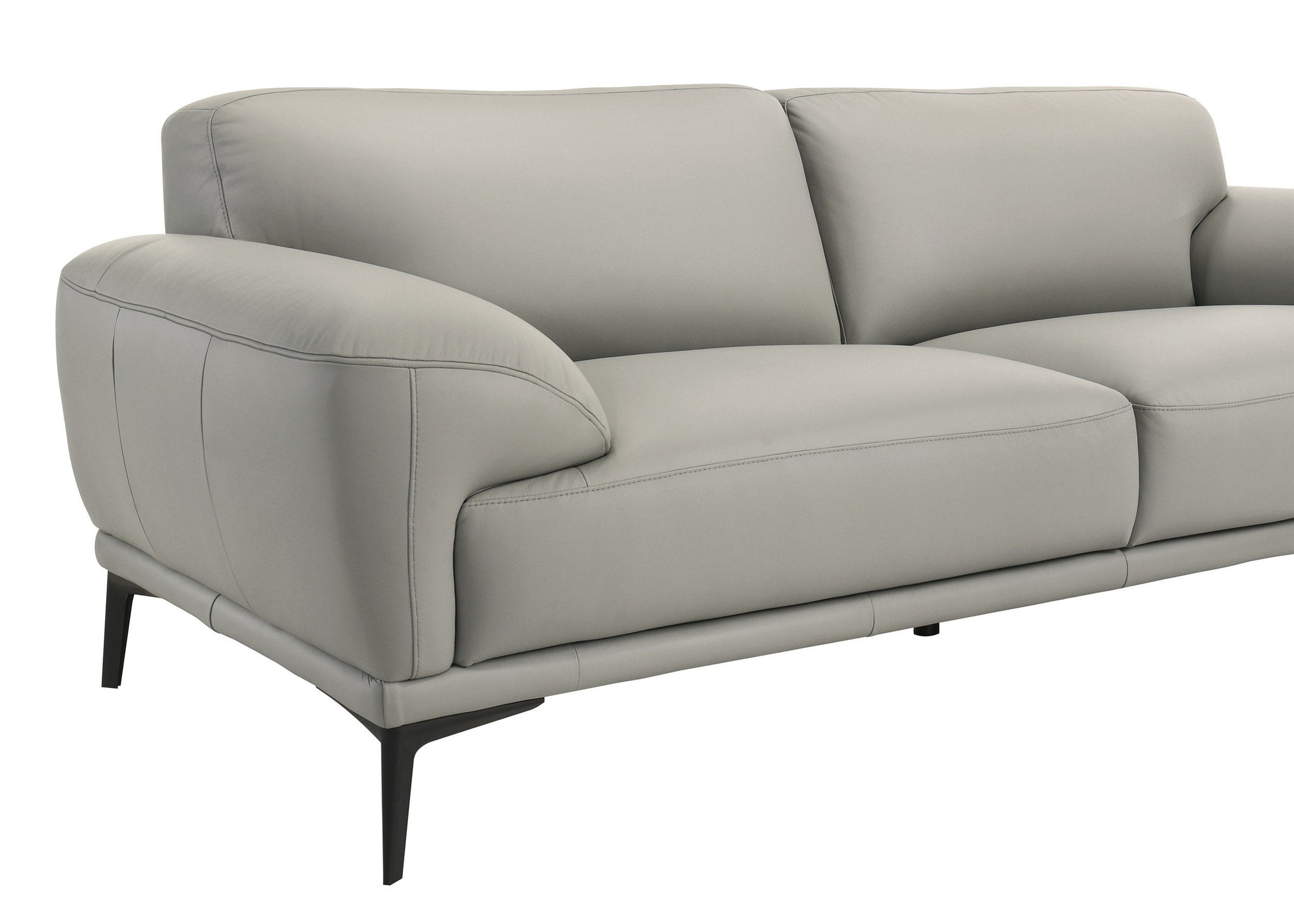 Fae Leather Loveseat