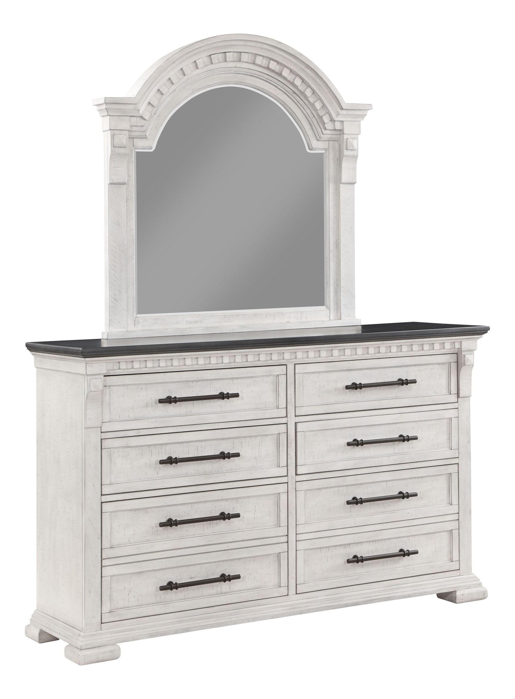 Faith 8-Drawer Wood Veneer Dresser