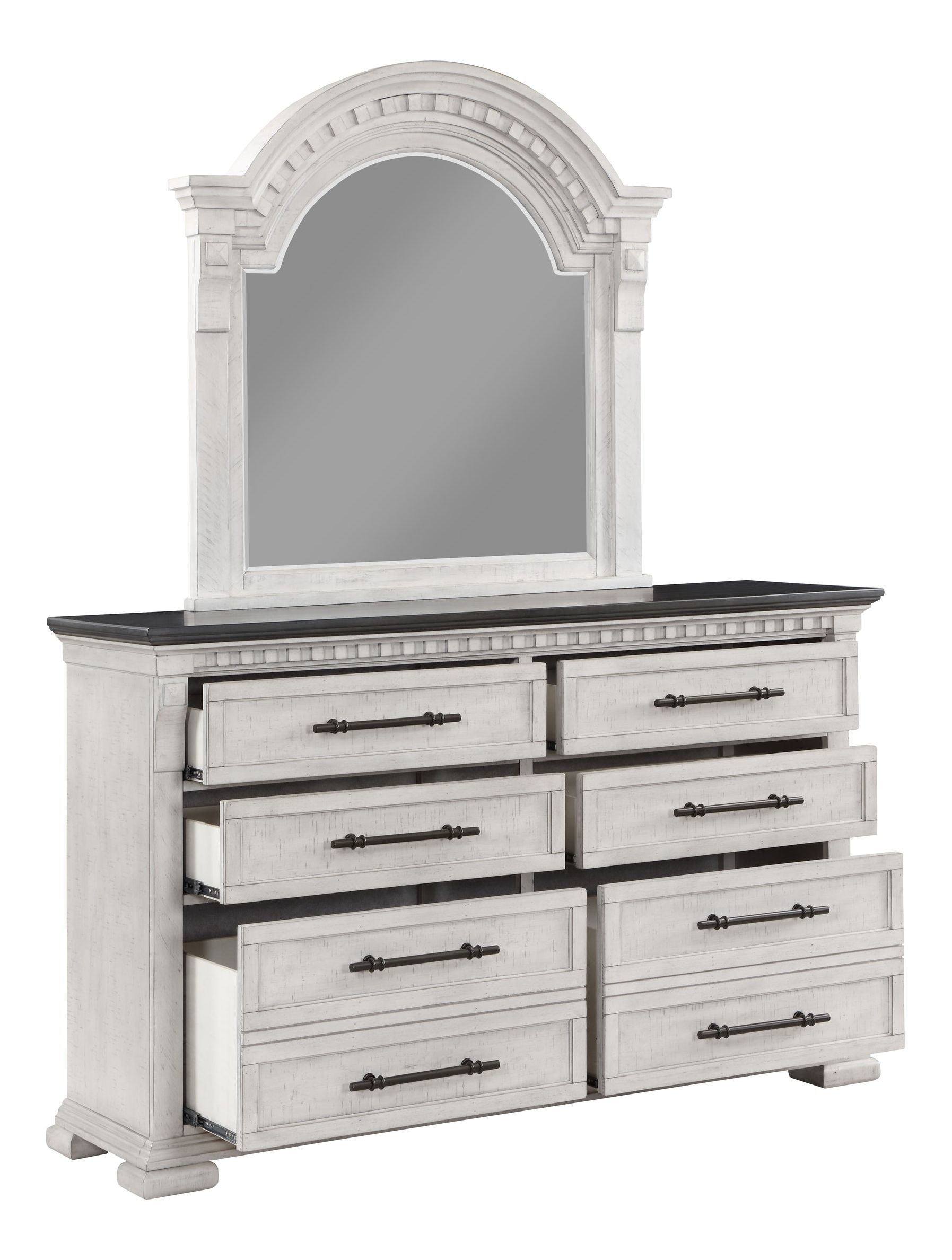 Faith Wood Veneer Mirror